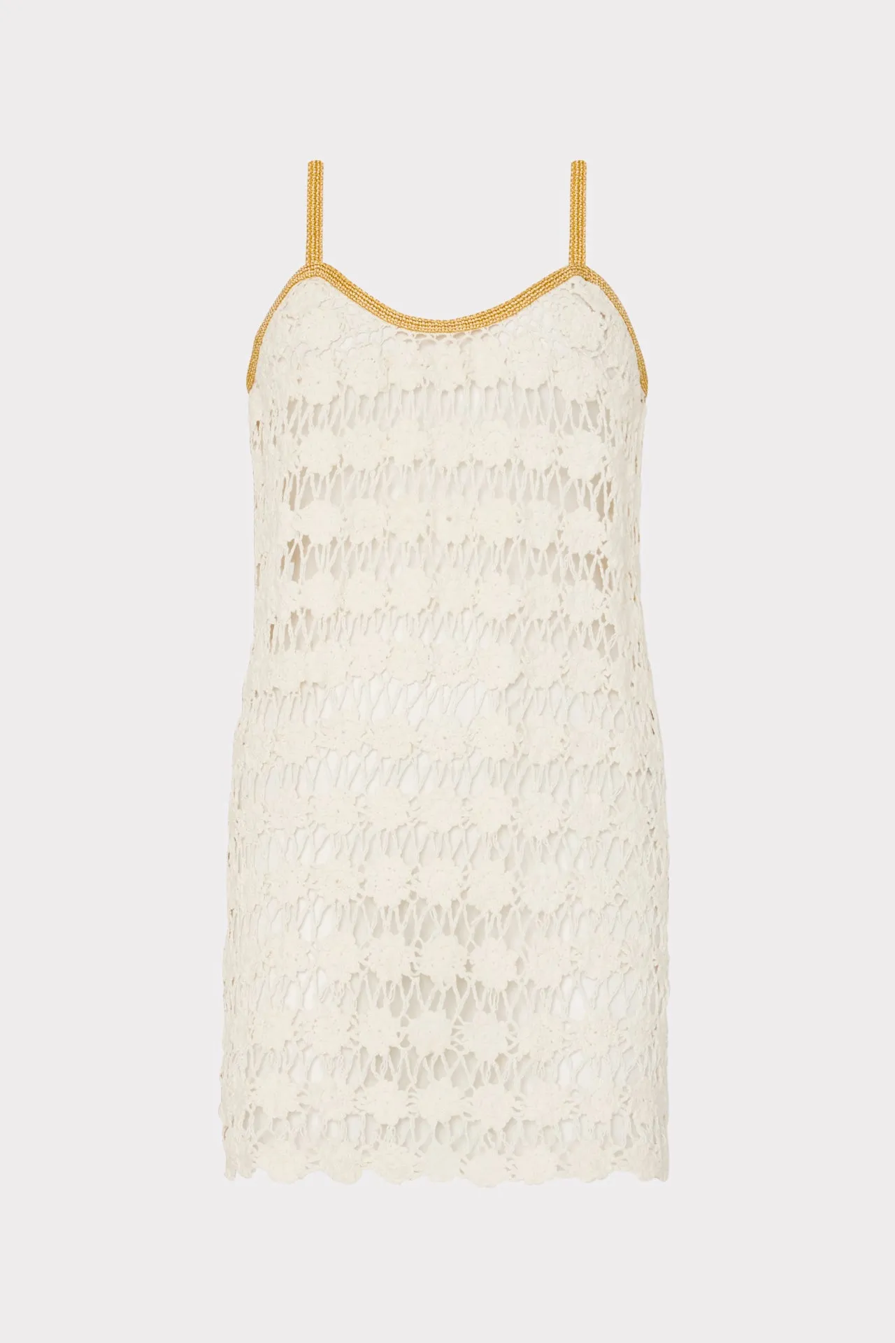 Floral Crochet Cami Mini Dress sold by Milly