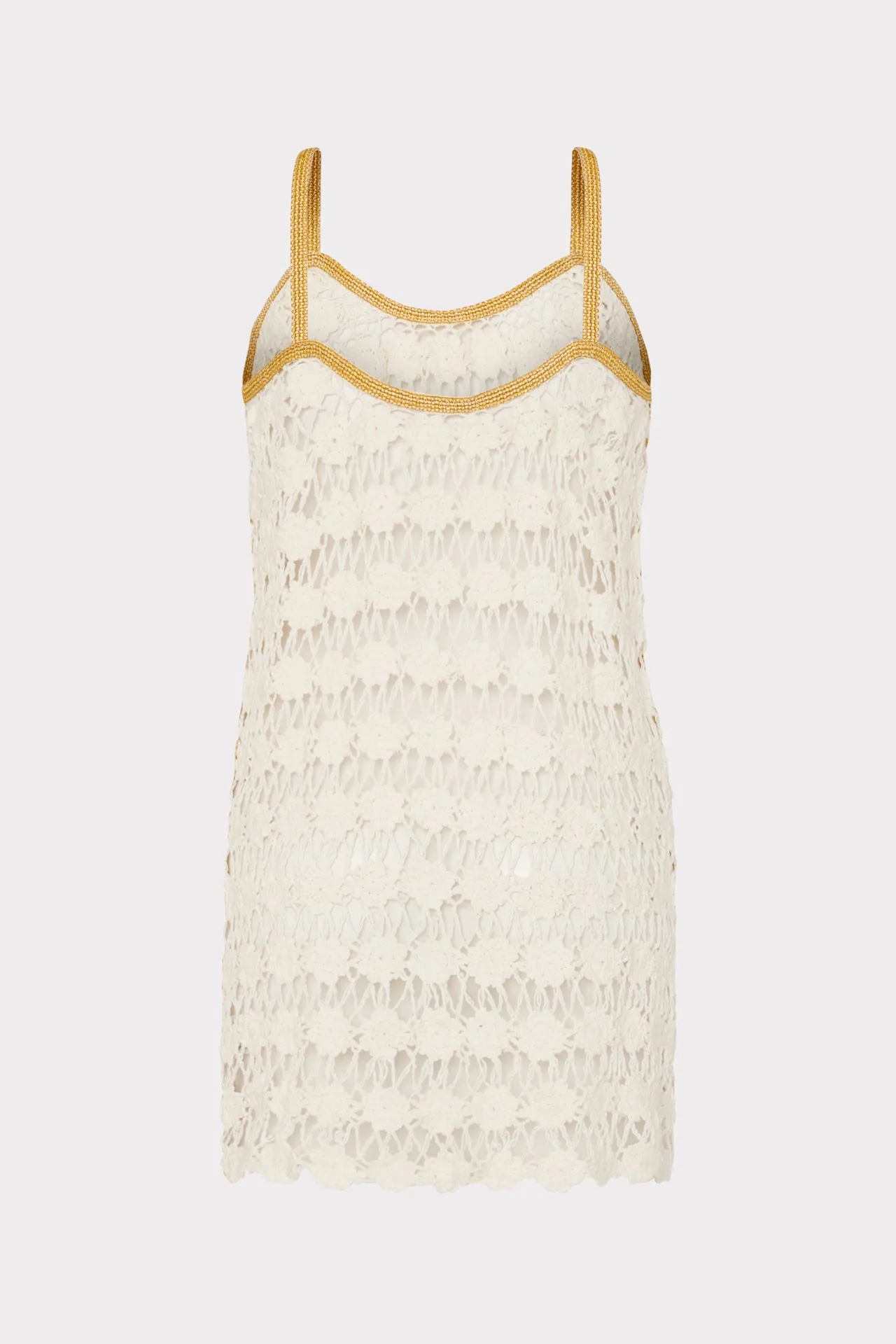 Floral Crochet Cami Mini Dress sold by Milly product image thumbnail 5