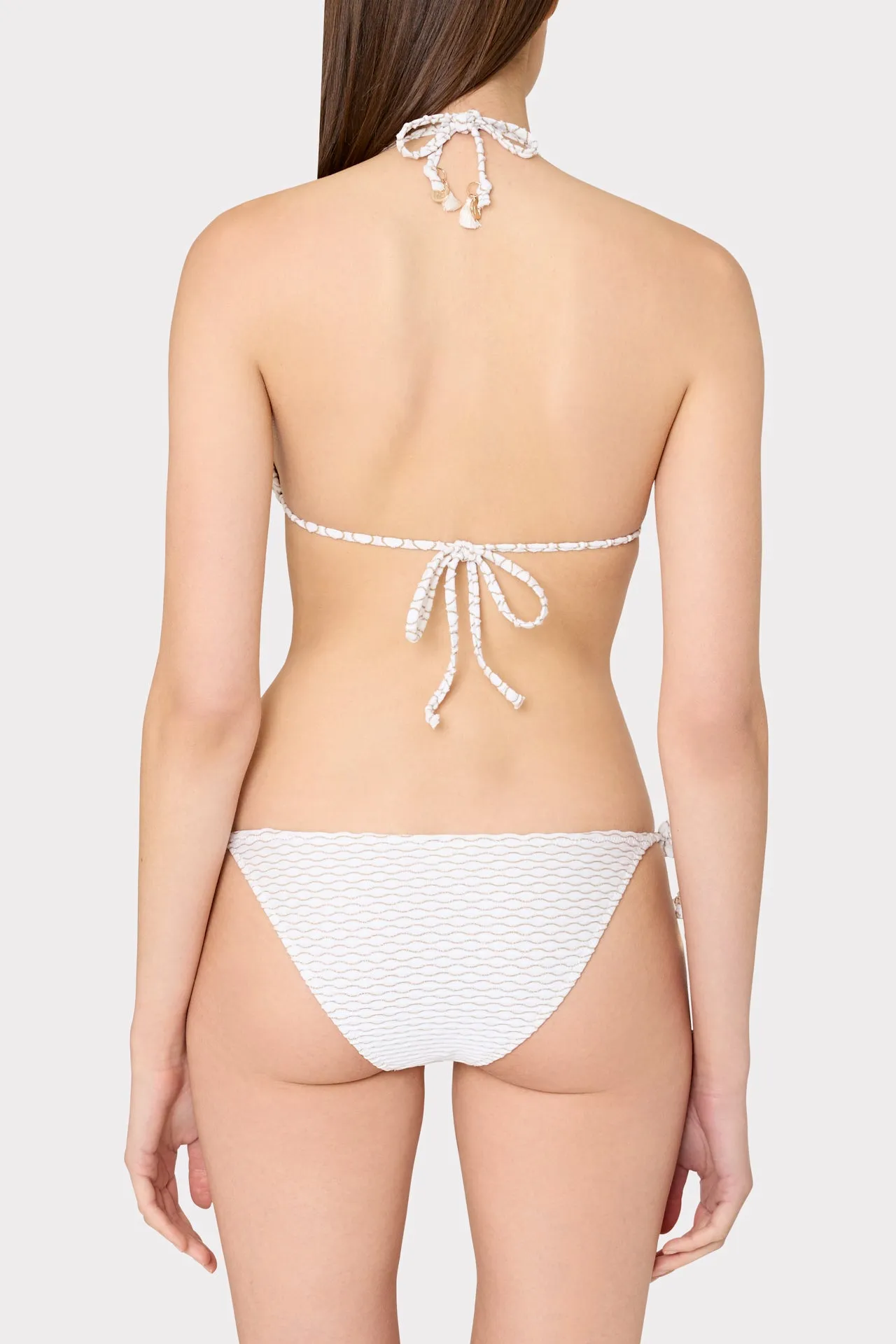 Textured Waves Triangle Bikini Top sold by Milly product image thumbnail 3