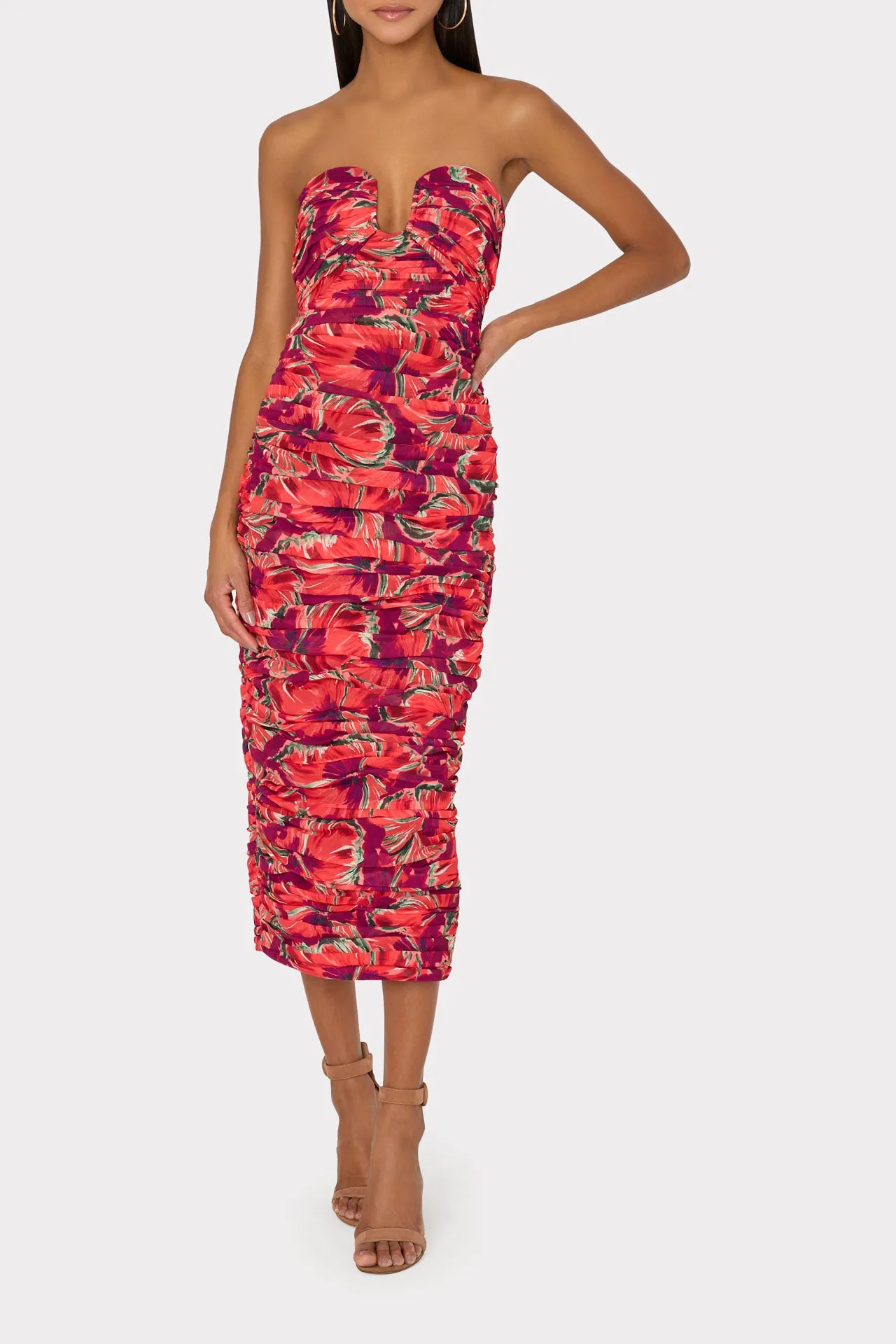 Windmill Floral Chiffon Dress sold by Milly product image thumbnail 2