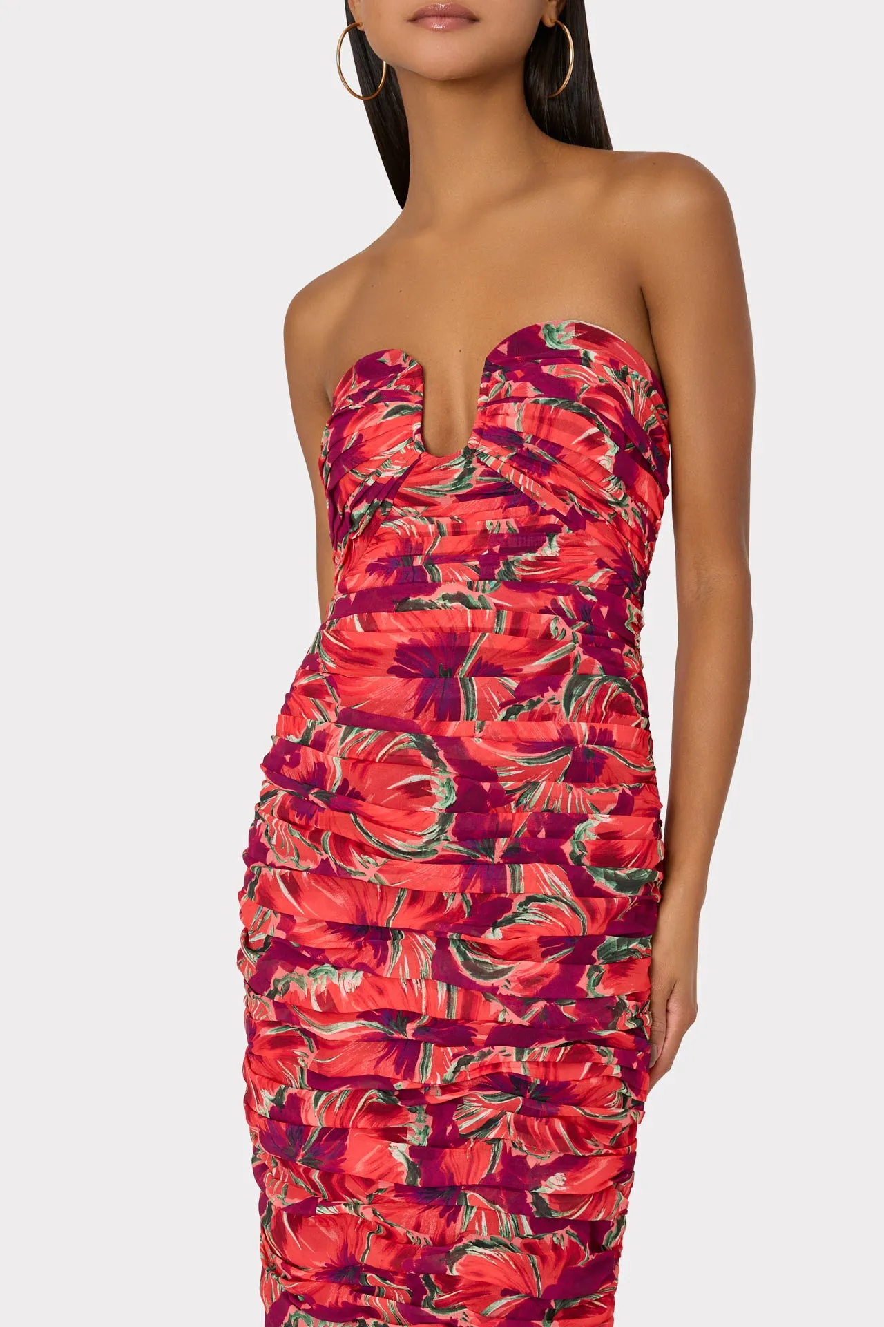 Windmill Floral Chiffon Dress sold by Milly product image thumbnail 3