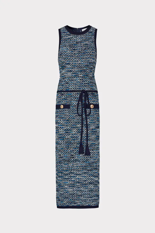 Kim Textured Knit Midi Dress sold by Milly