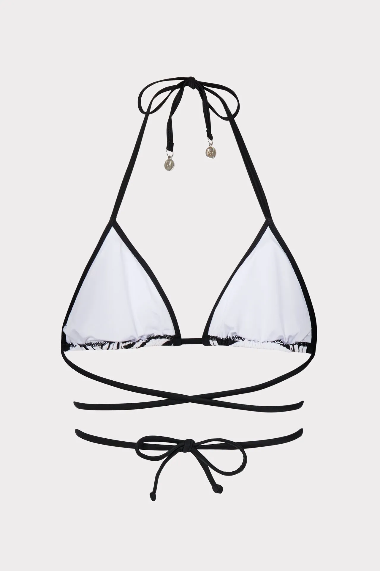 Palm Print Triangle Top sold by Milly product image thumbnail 4