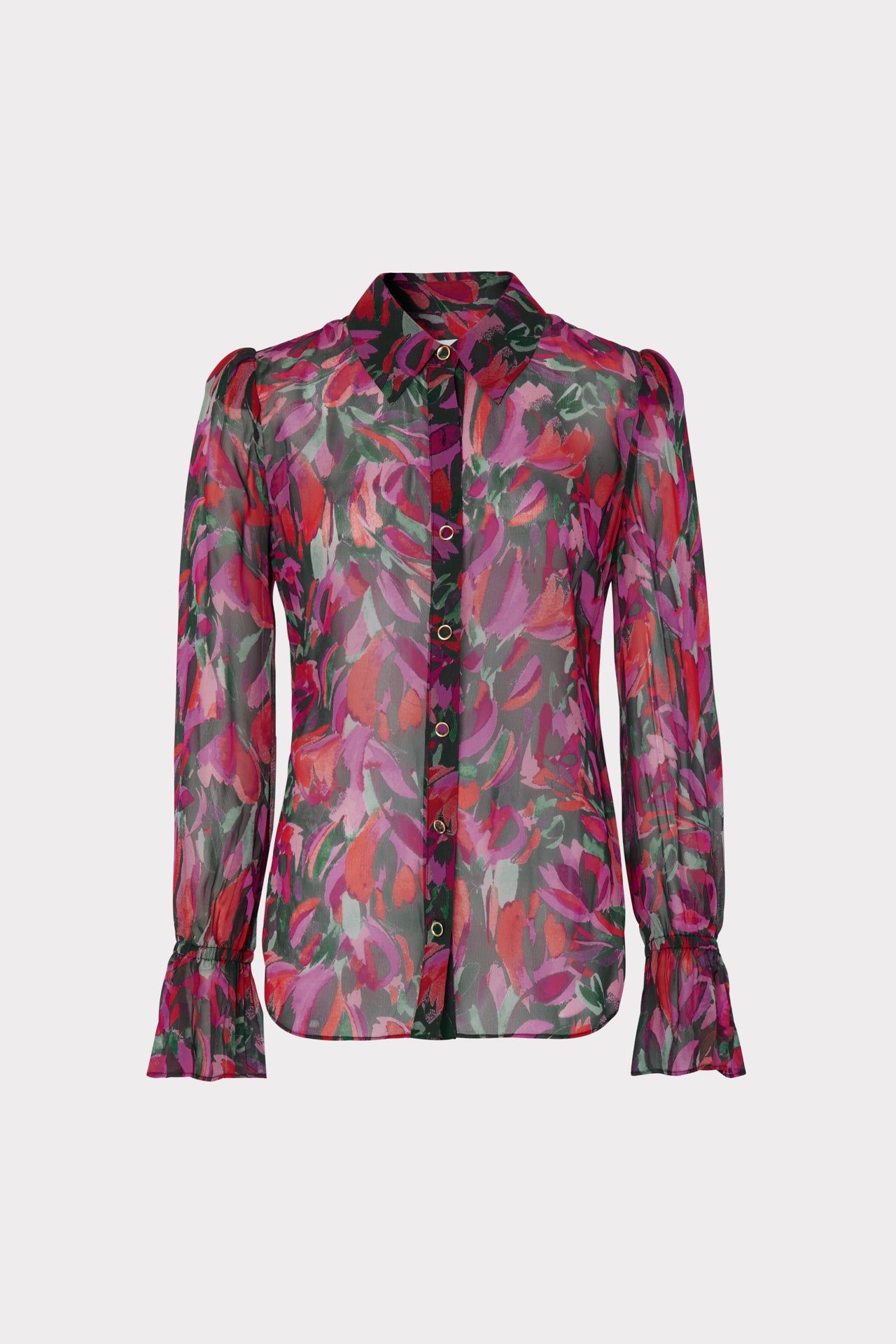 Lacey Tulip Bouquet Top sold by Milly