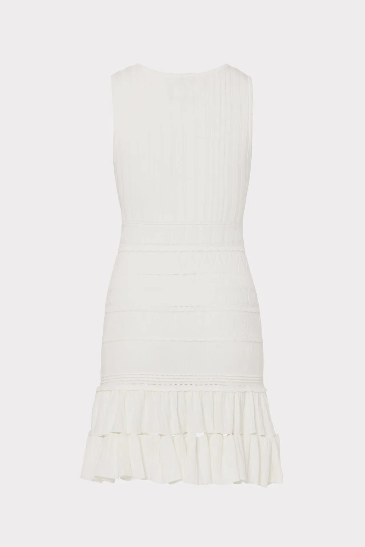 Pepper Knit Ruffle Mini Dress sold by Milly product image thumbnail 4