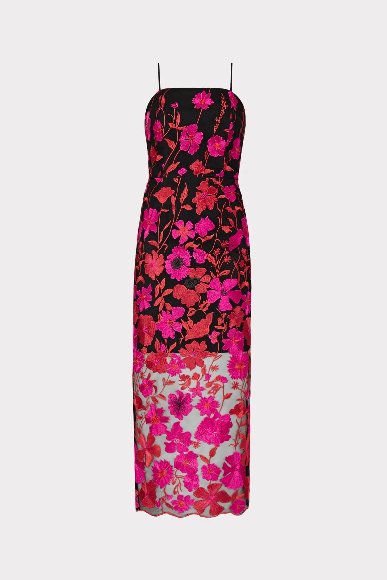 Kait Floral Embroidered Dress sold by Milly