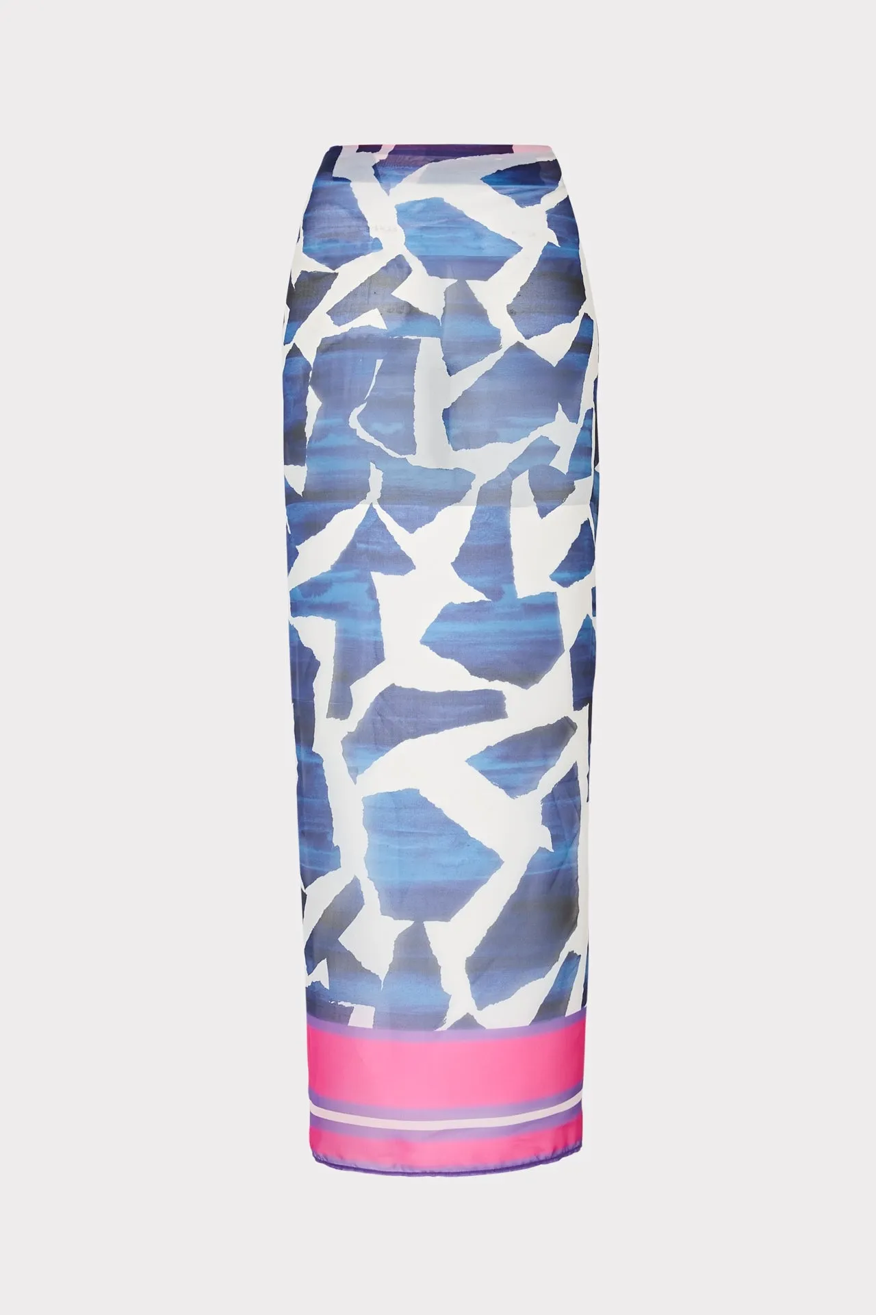 Ocean Puzzle Chiffon Sarong sold by Milly product image thumbnail 4