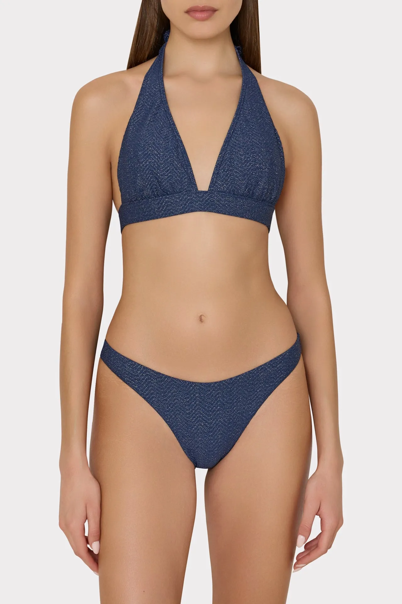 Margot Chevron Bikini Bottom sold by Milly product image thumbnail 2