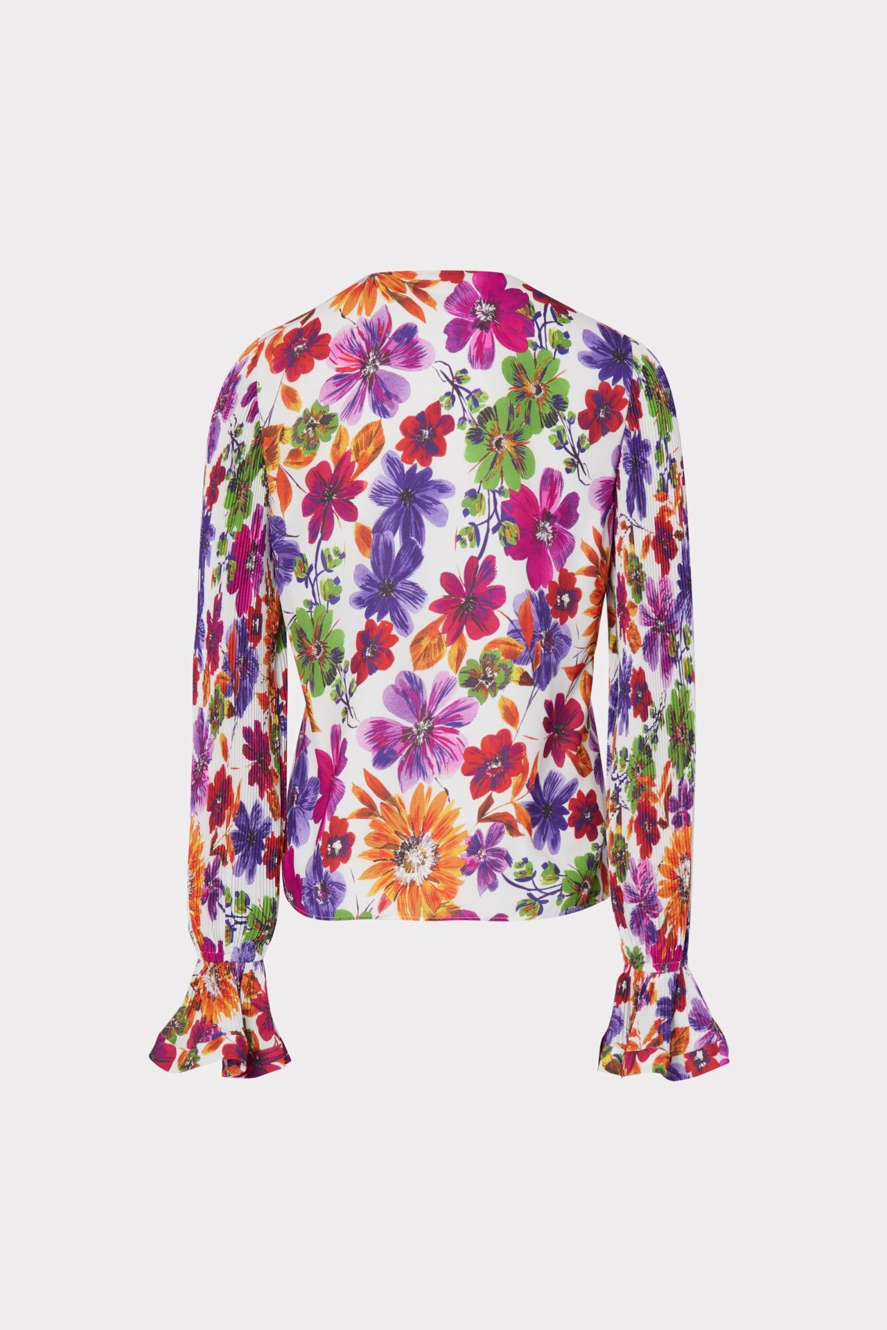 Greer Wildflower Garden Print Top sold by Milly product image thumbnail 4