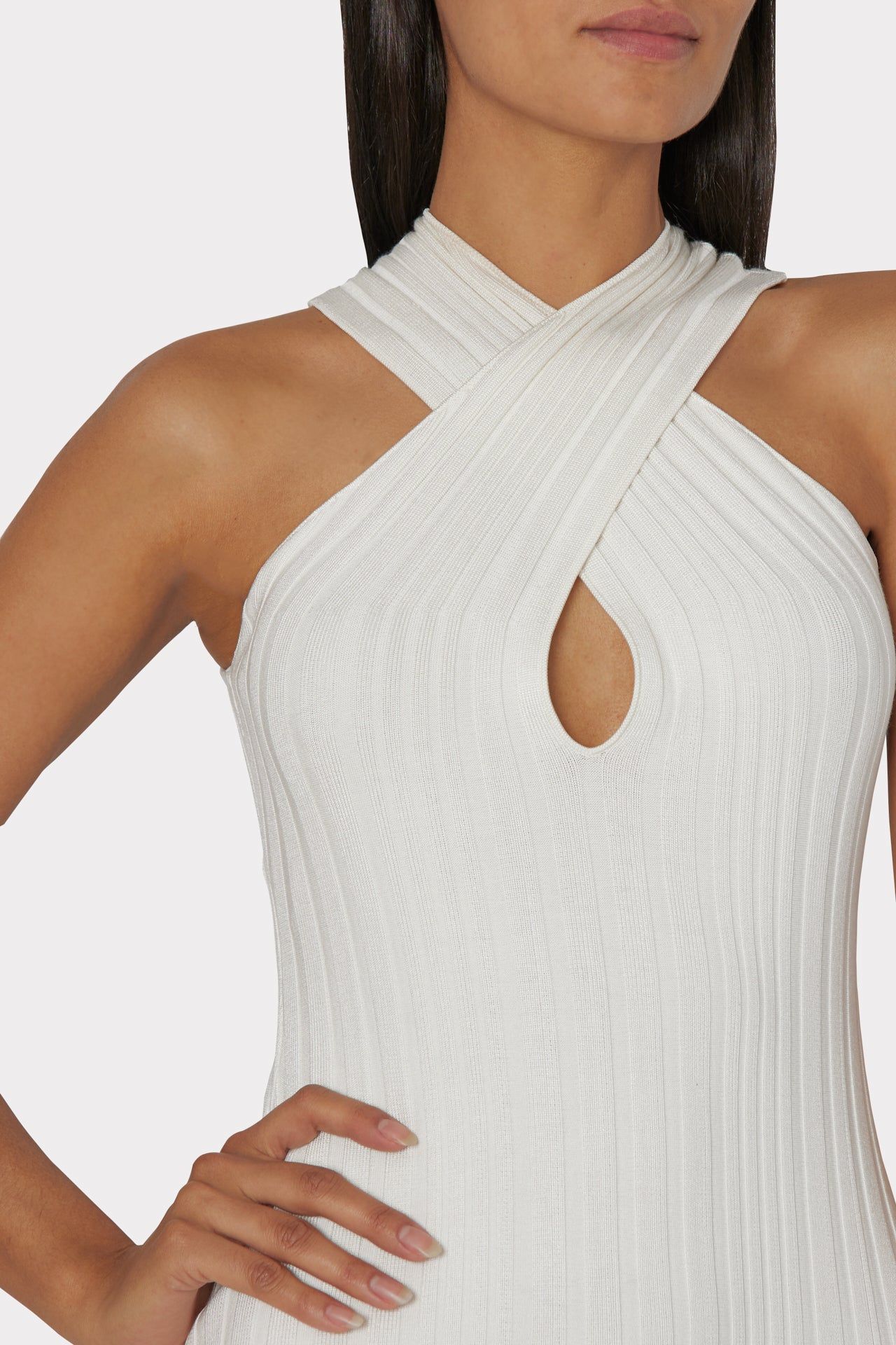 Cross Front Fringe Dress sold by Milly product image thumbnail 3