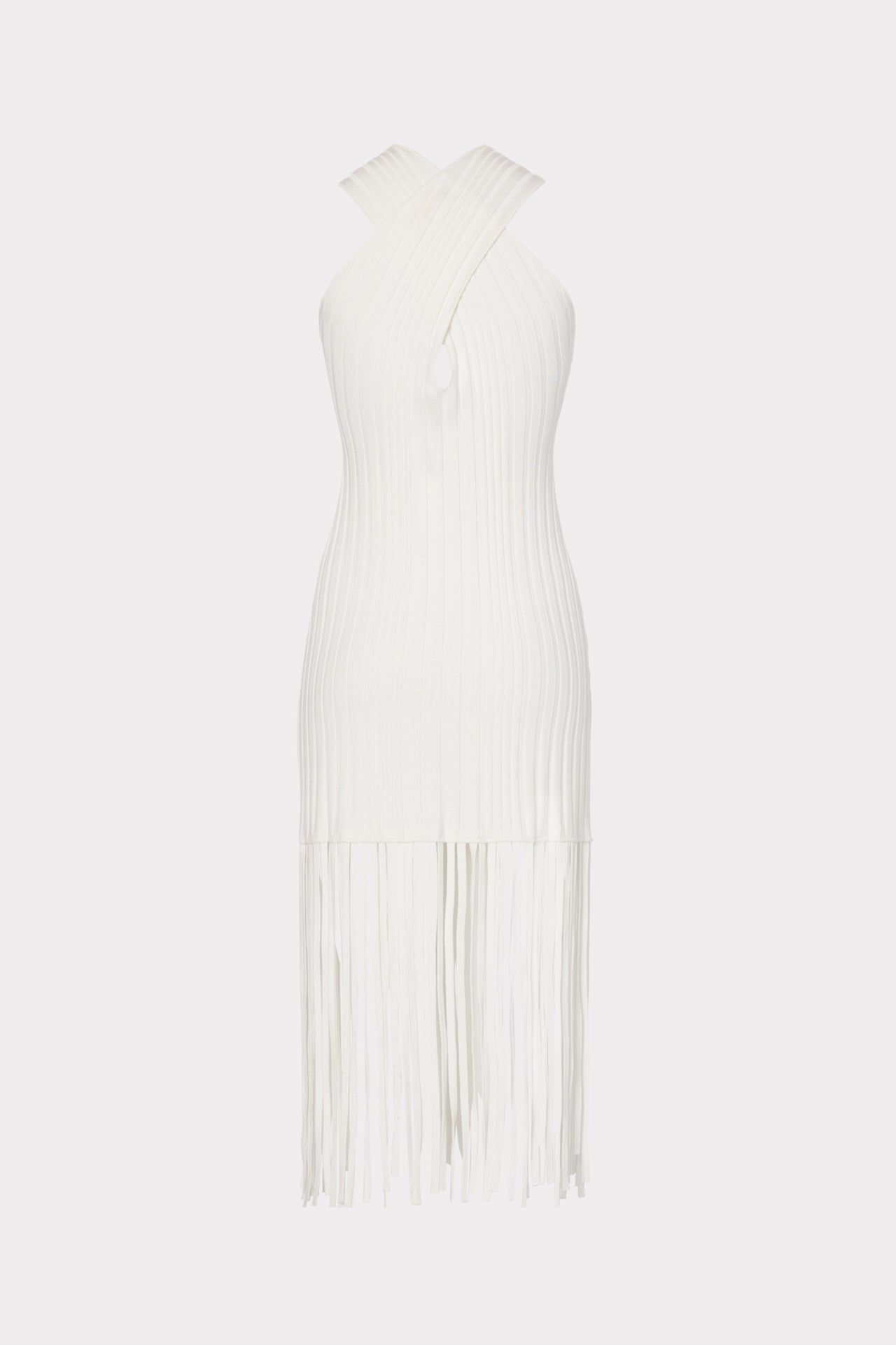 Cross Front Fringe Dress sold by Milly product image thumbnail 4