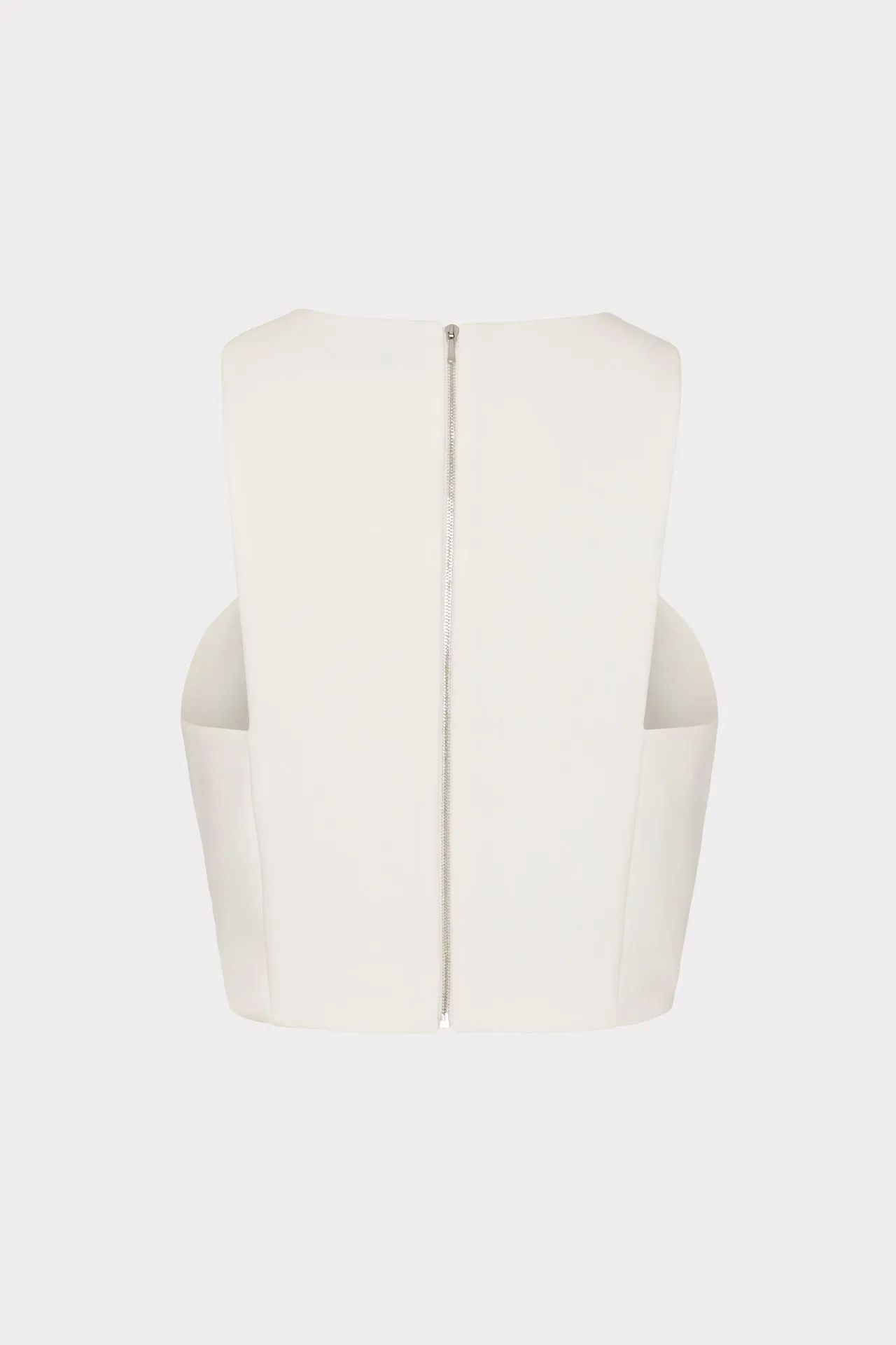 Cady Sleeveless Crop Top sold by Milly product image thumbnail 4