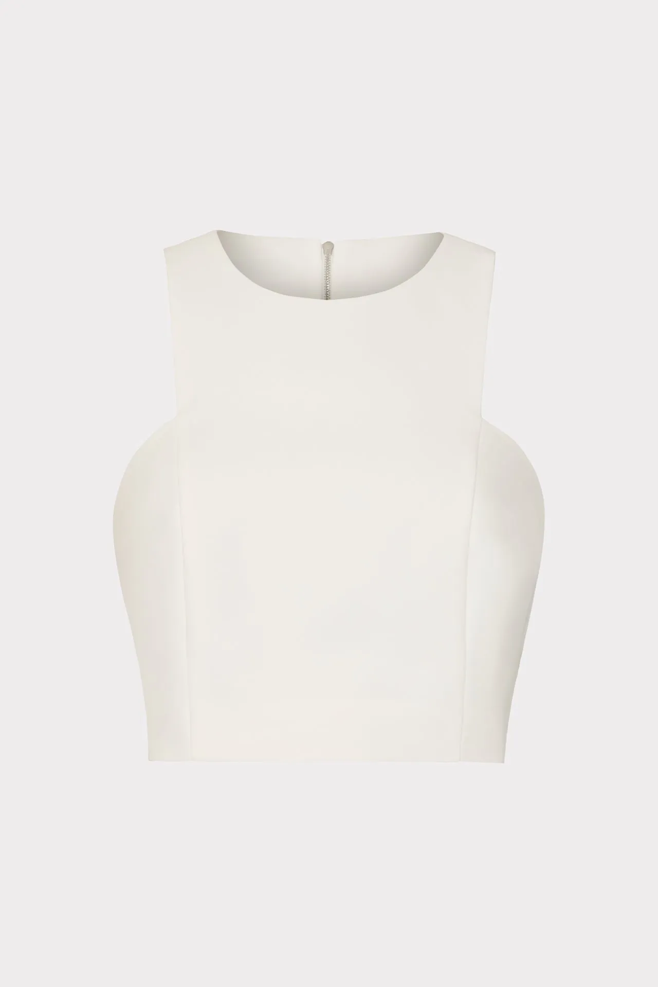 Cady Sleeveless Crop Top sold by Milly
