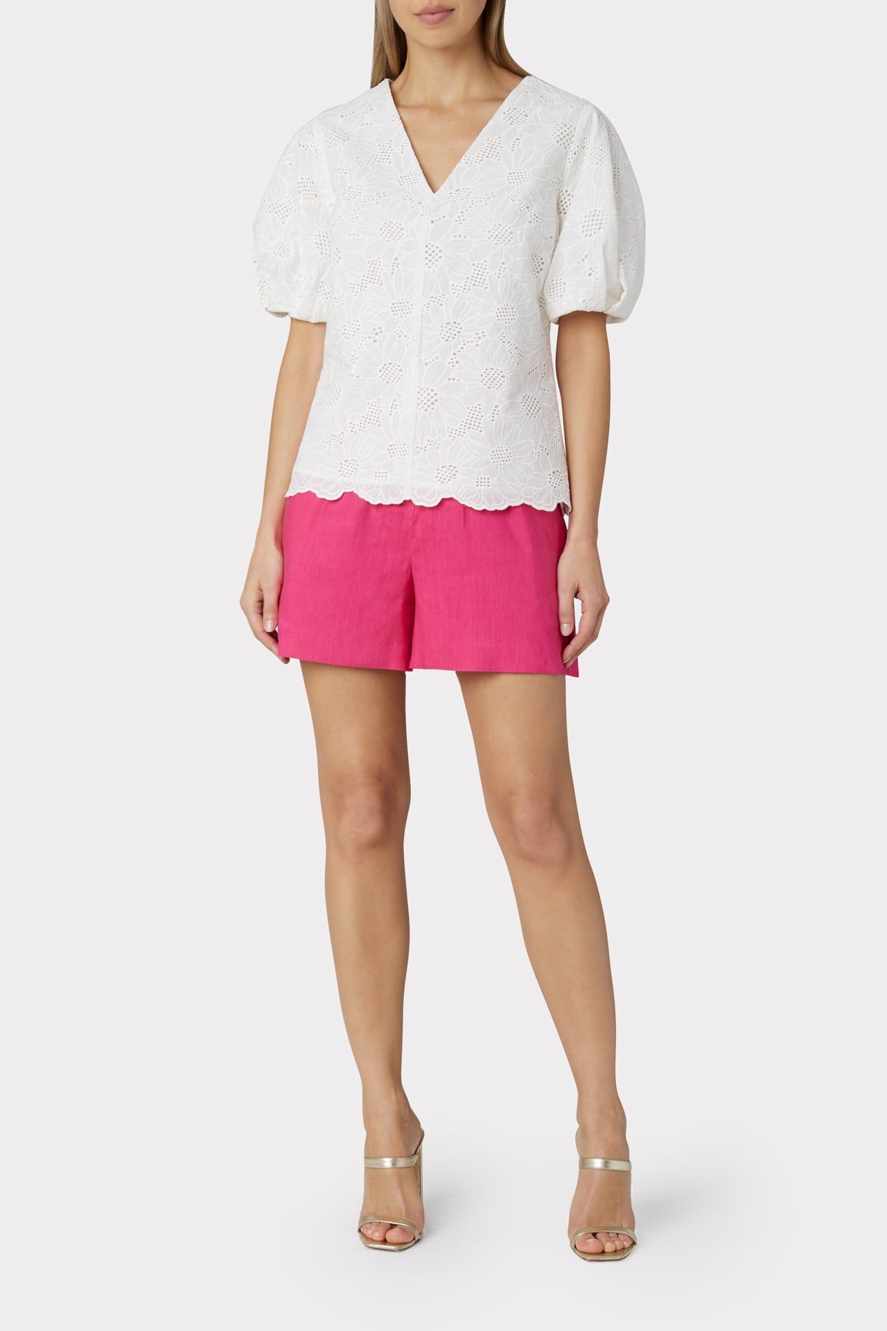 Tournesol Eyelet Top sold by Milly product image thumbnail 2