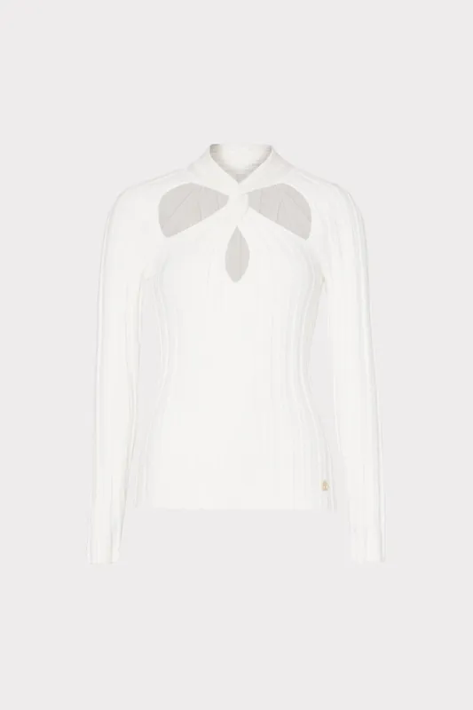 Twist Front Raglan Sleeve Top sold by Milly