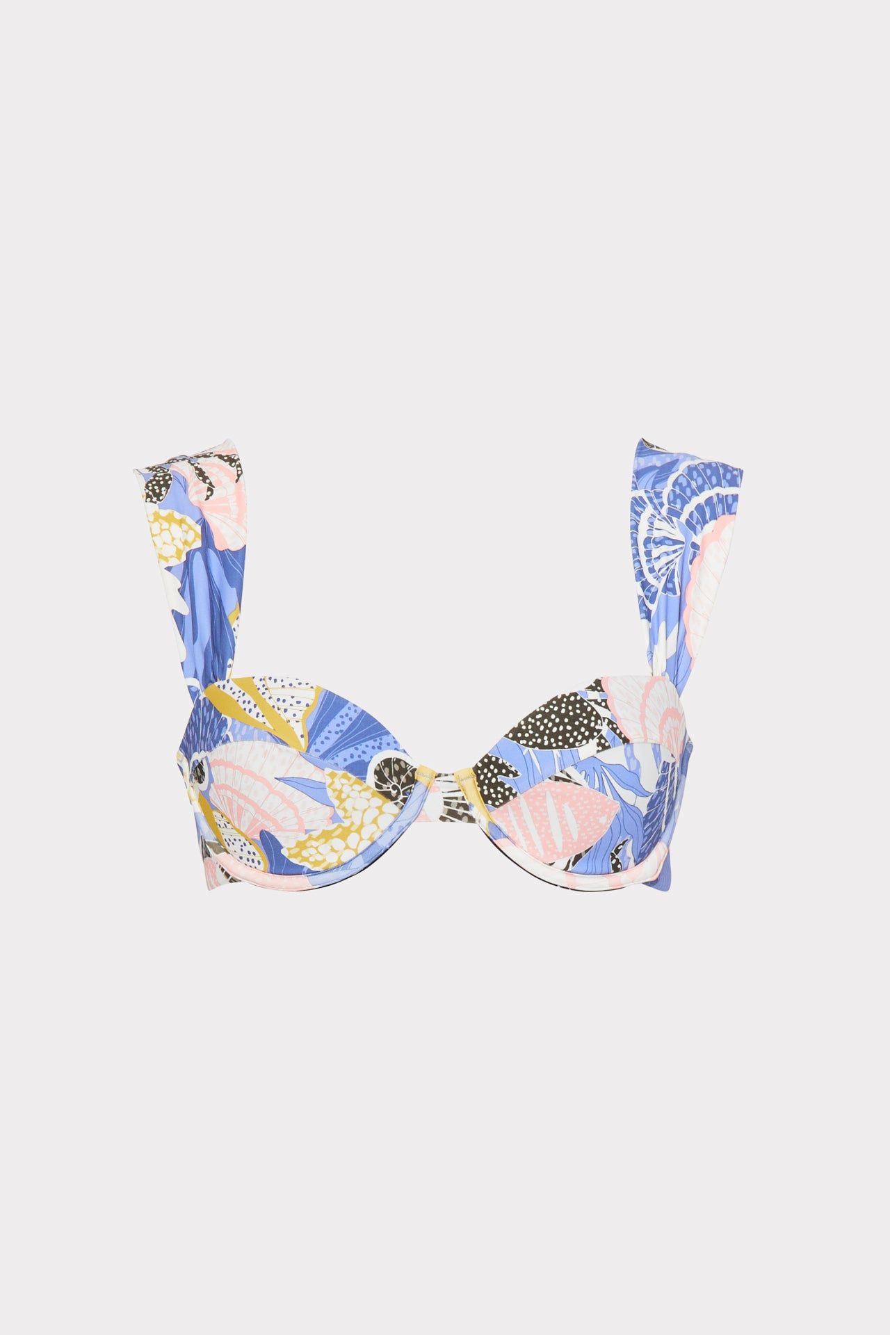 Under The Sea Underwire Bikini Top sold by Milly