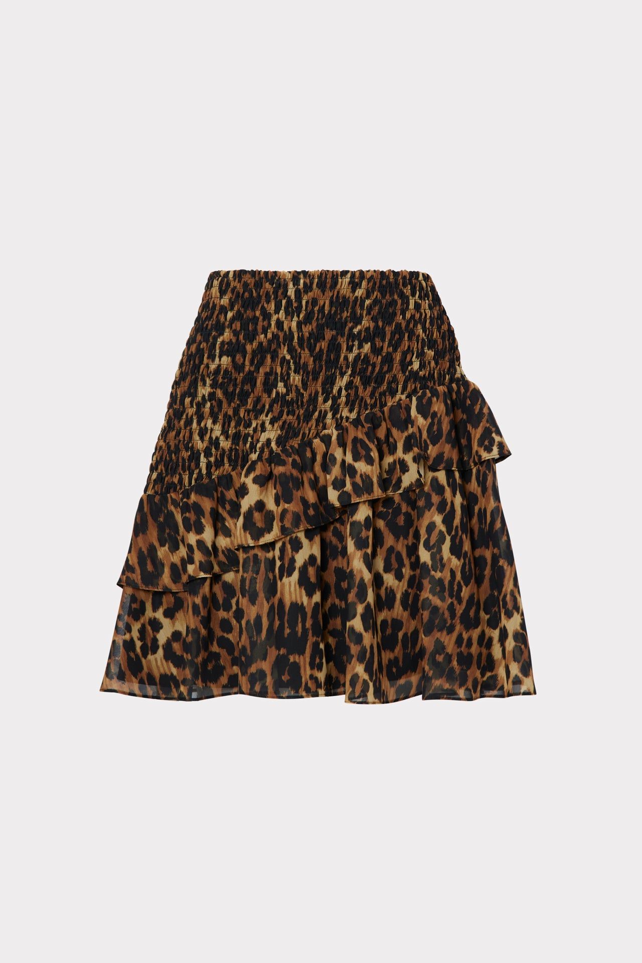 Ginny Leopard Skirt sold by Milly