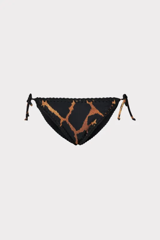 Giraffe Print Bikini Bottom sold by Milly
