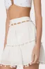 Beaded Cotton Voile Skirt sold by Milly