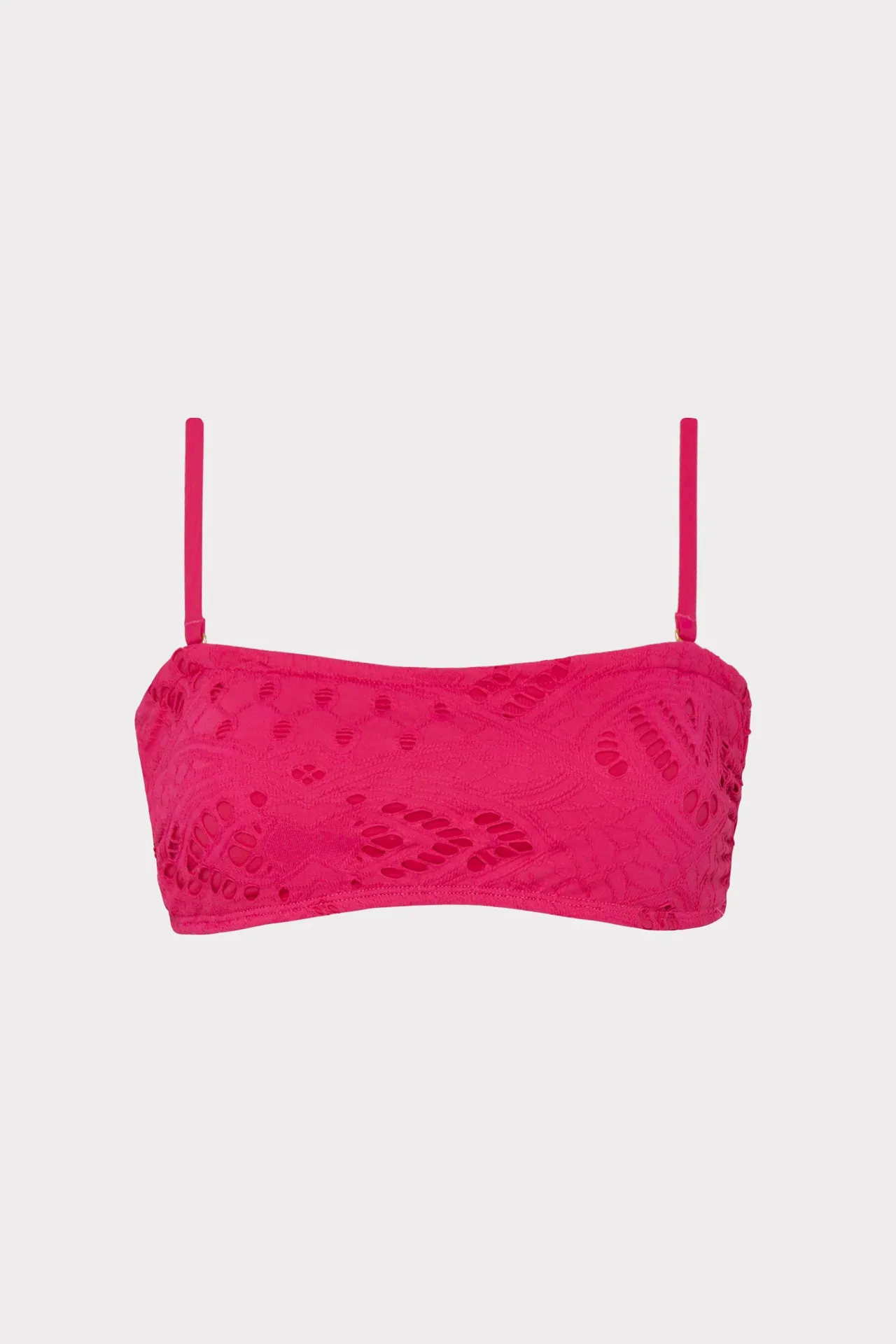 Lace Eyelet Bandeau Bikini Top sold by Milly product image thumbnail 2