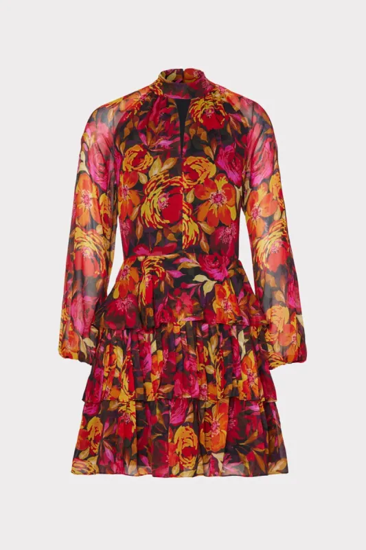 Iyla Fall Foliage Print Dress sold by Milly