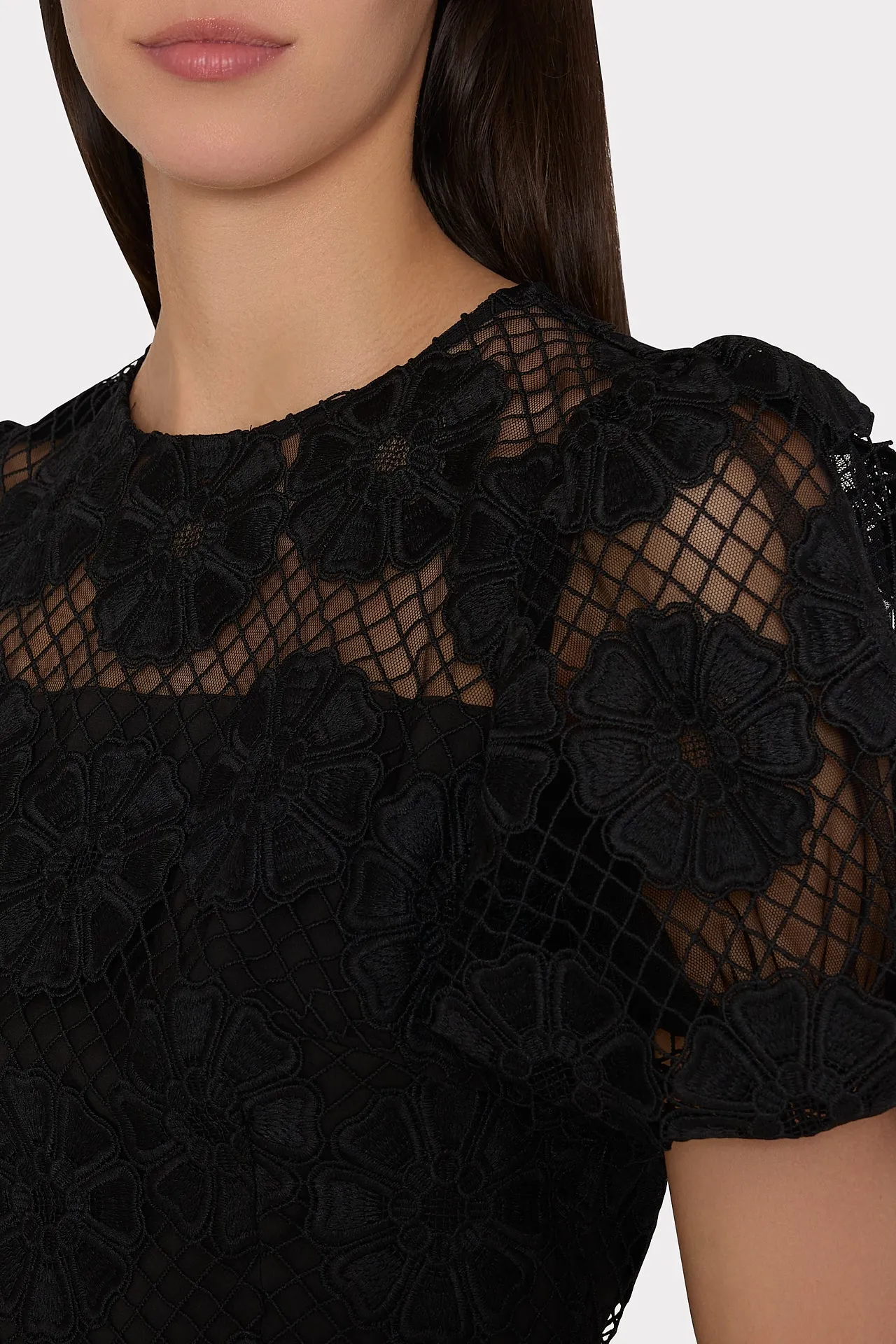 Yasmin Daisy Lace Dress sold by Milly product image thumbnail 3