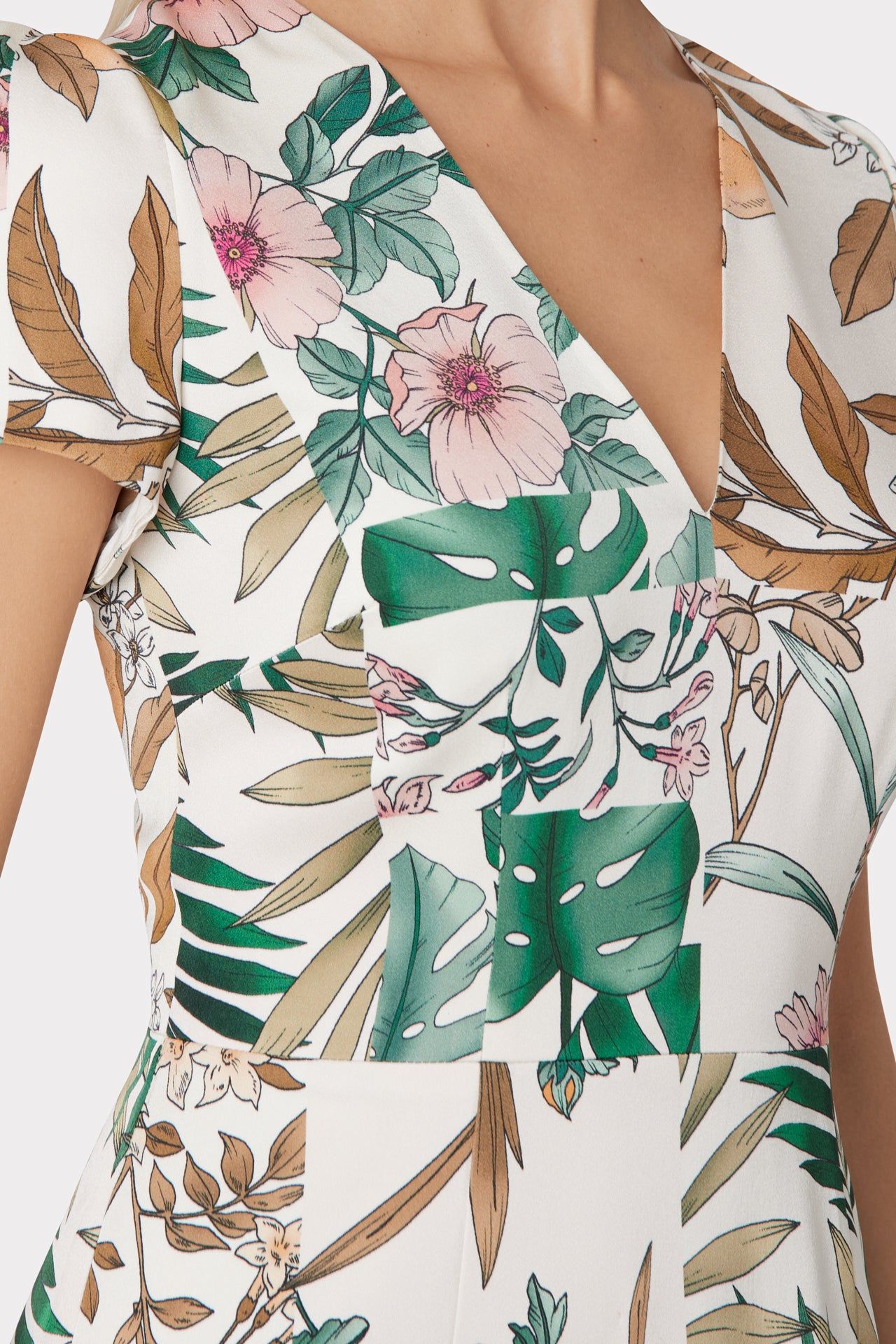 Atalie Jungle Print Dress sold by Milly product image thumbnail 3