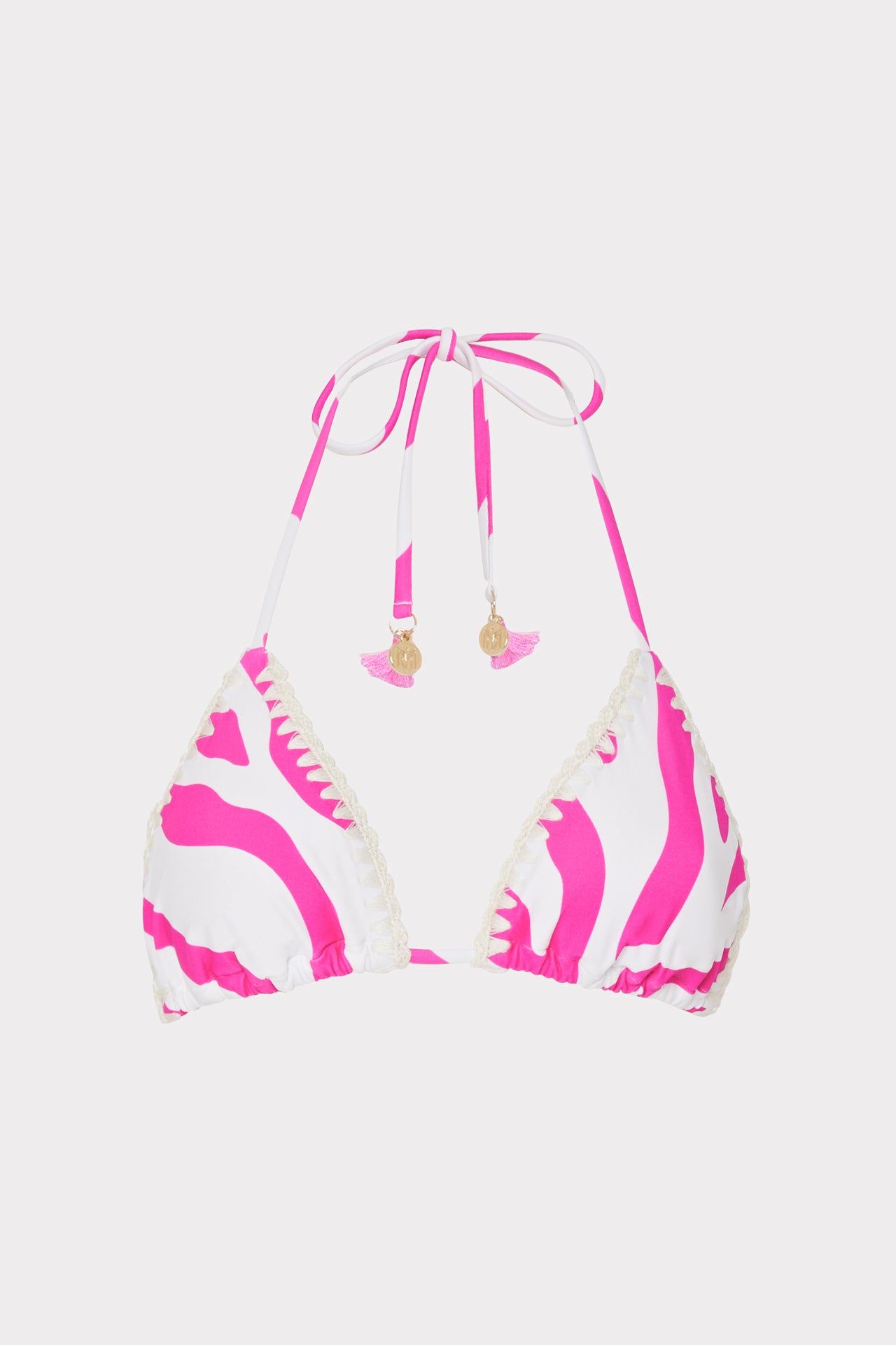 Zebra Bikini Top sold by Milly