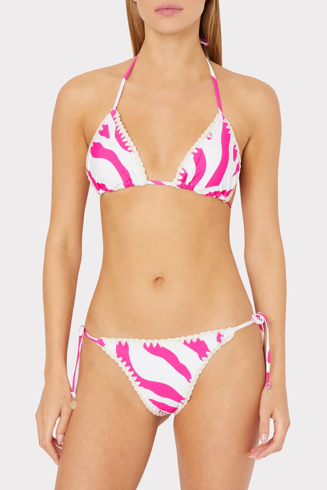 Zebra Bikini Top sold by Milly product image thumbnail 2