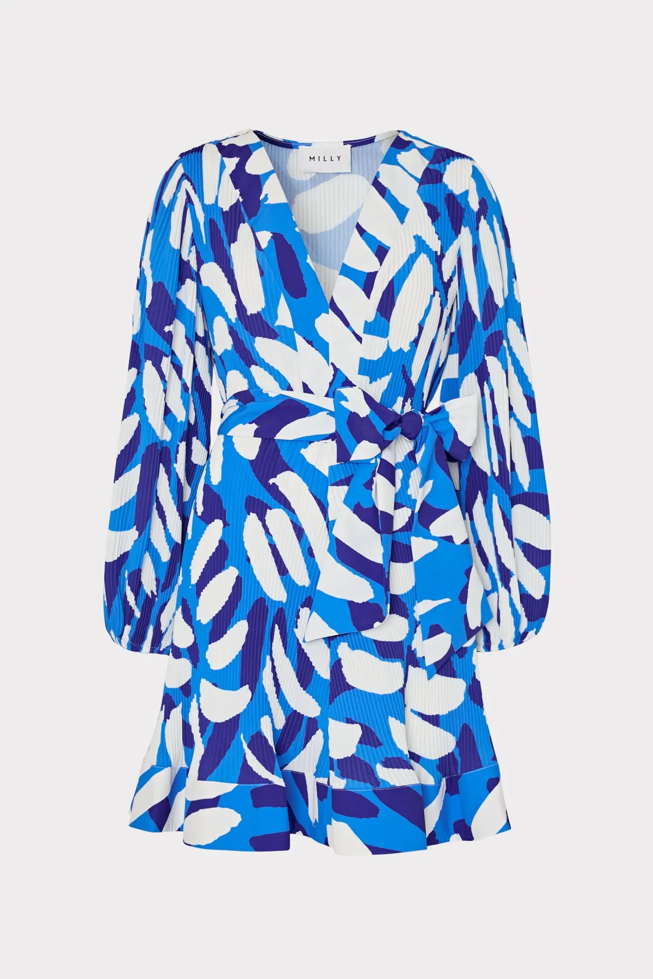 Liv Brushstroke Pleated Dress sold by Milly