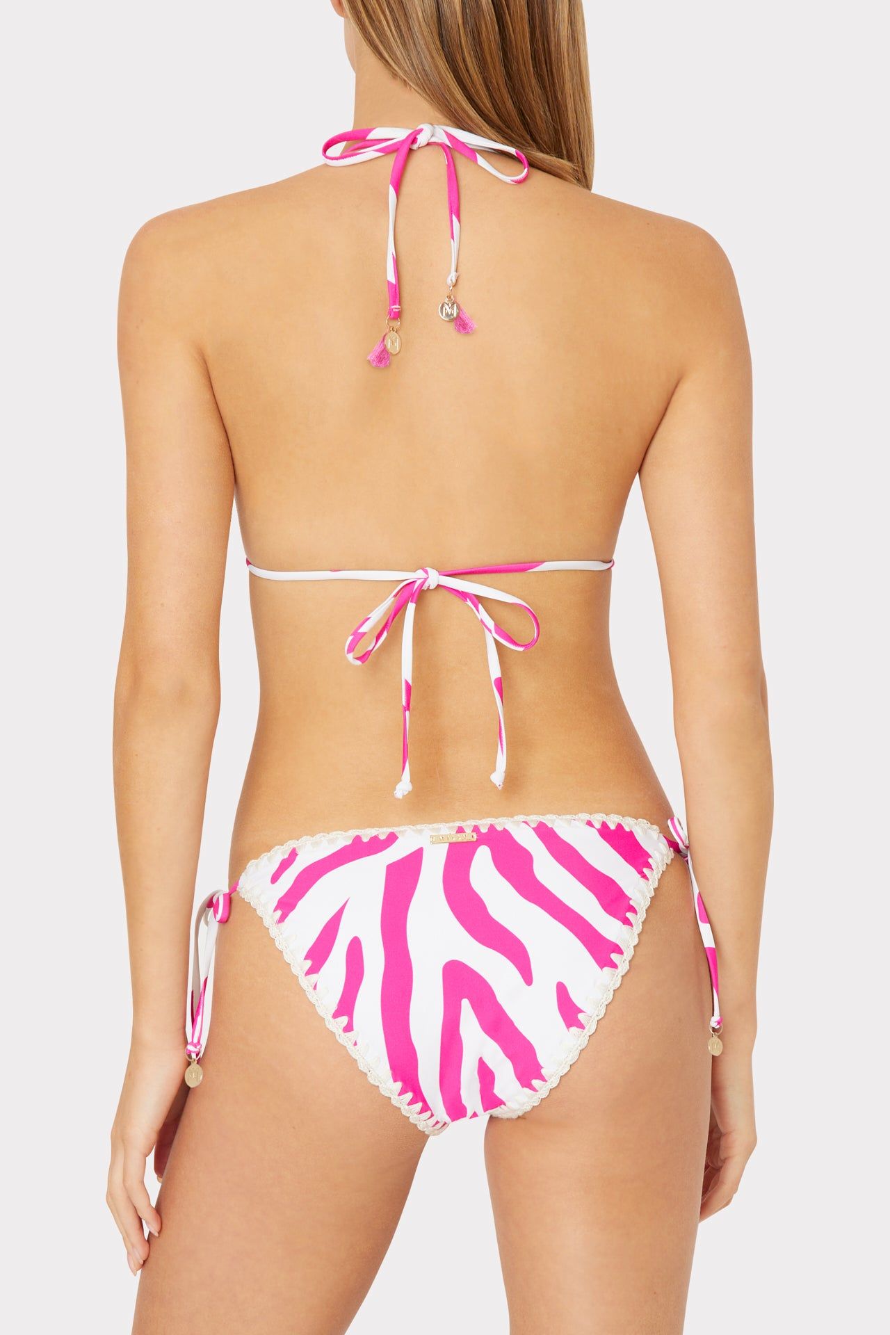 Zebra Bikini Top sold by Milly product image thumbnail 3