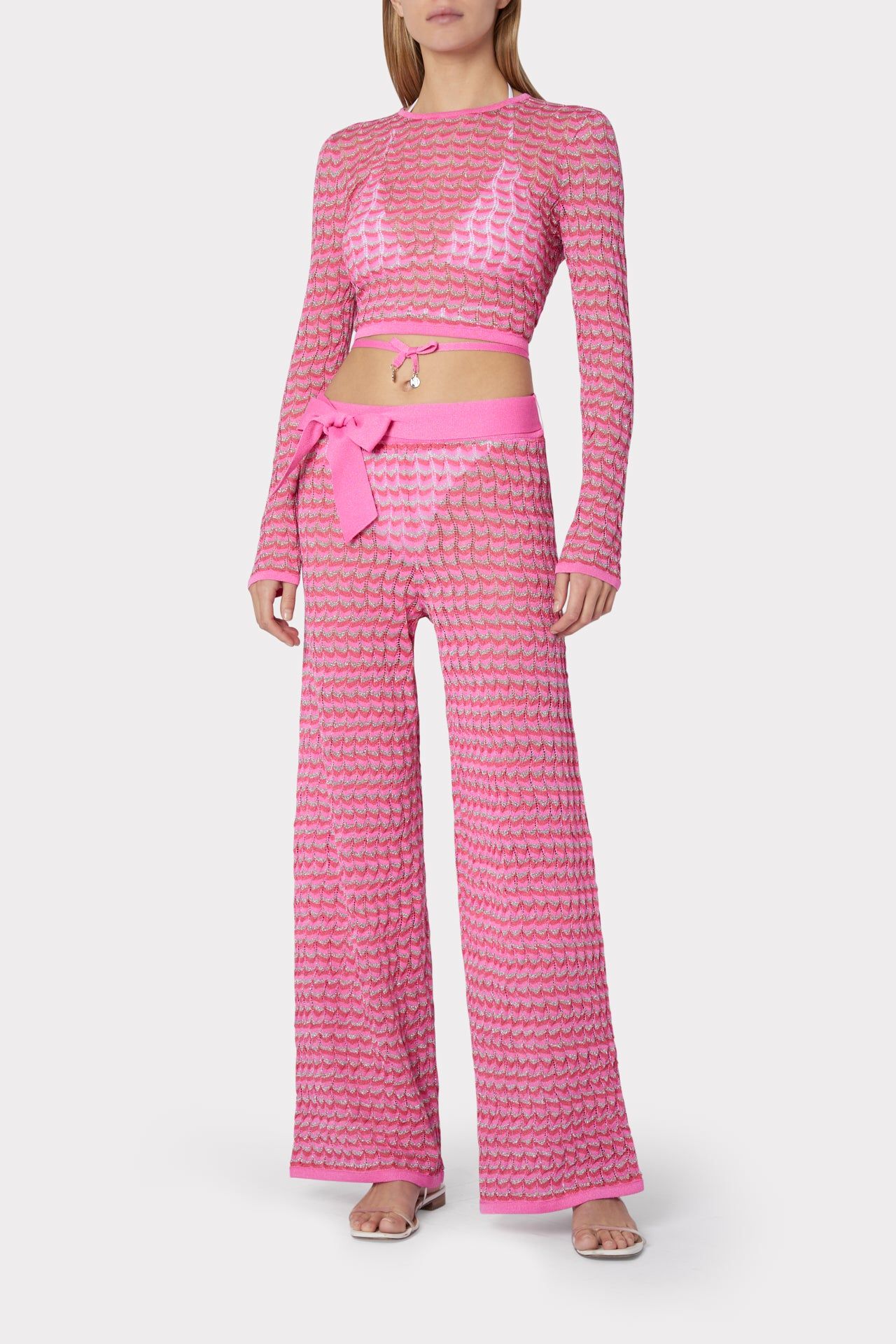 Nami Pointelle Pant sold by Milly product image thumbnail 2