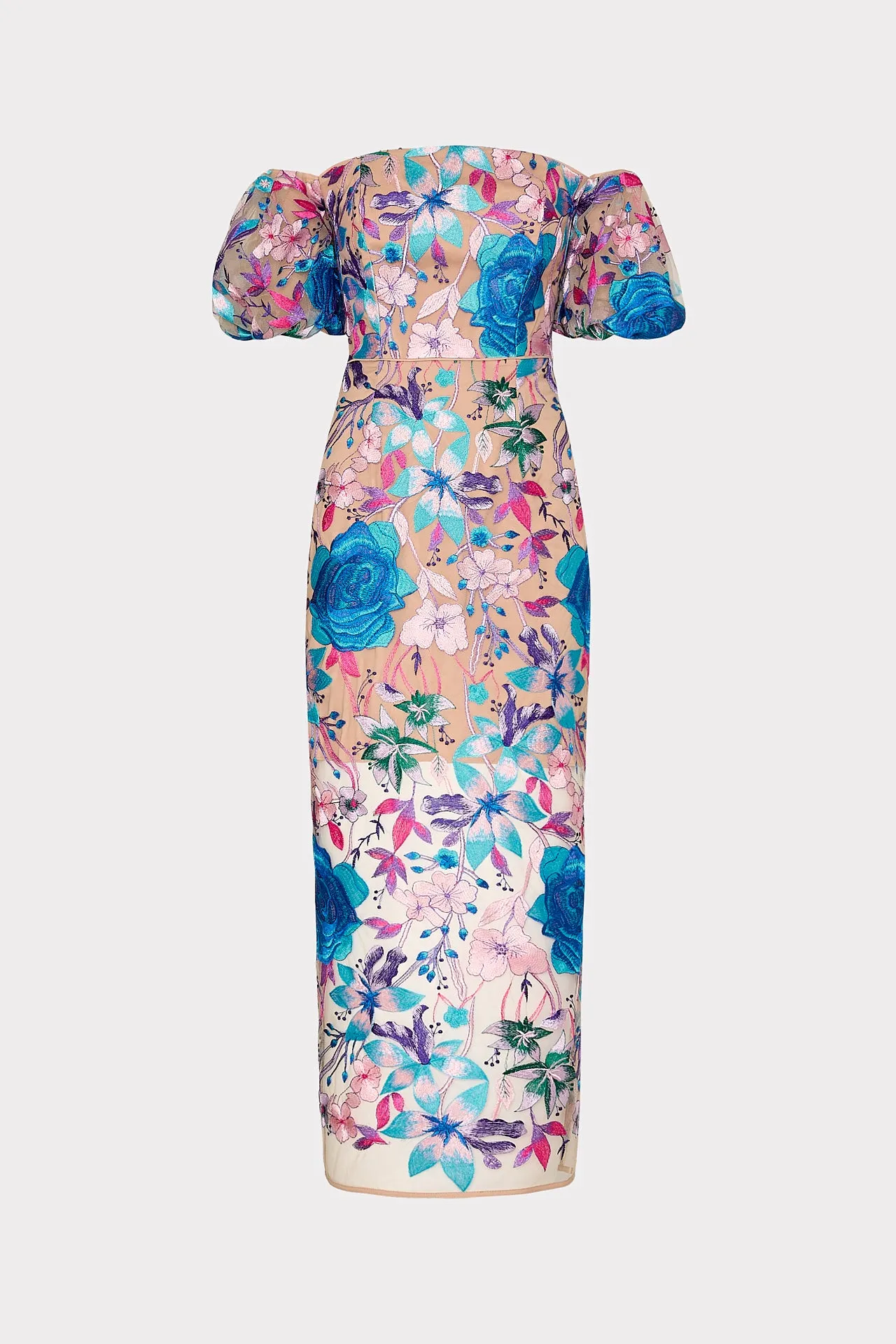 Nira Fall Floral Embroidered Dress sold by Milly