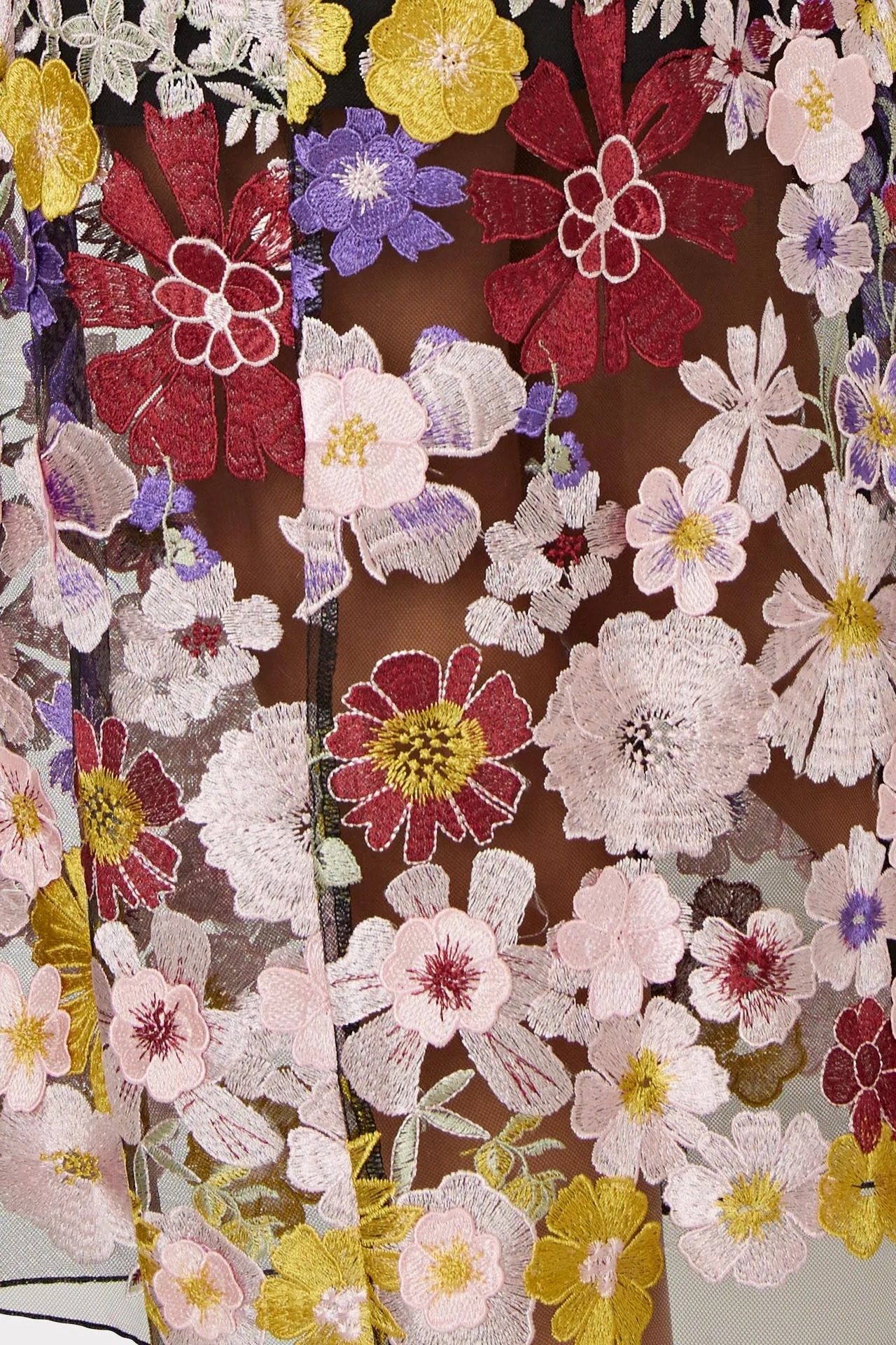 Multi Floral Embroidery Dress sold by Milly product image thumbnail 3