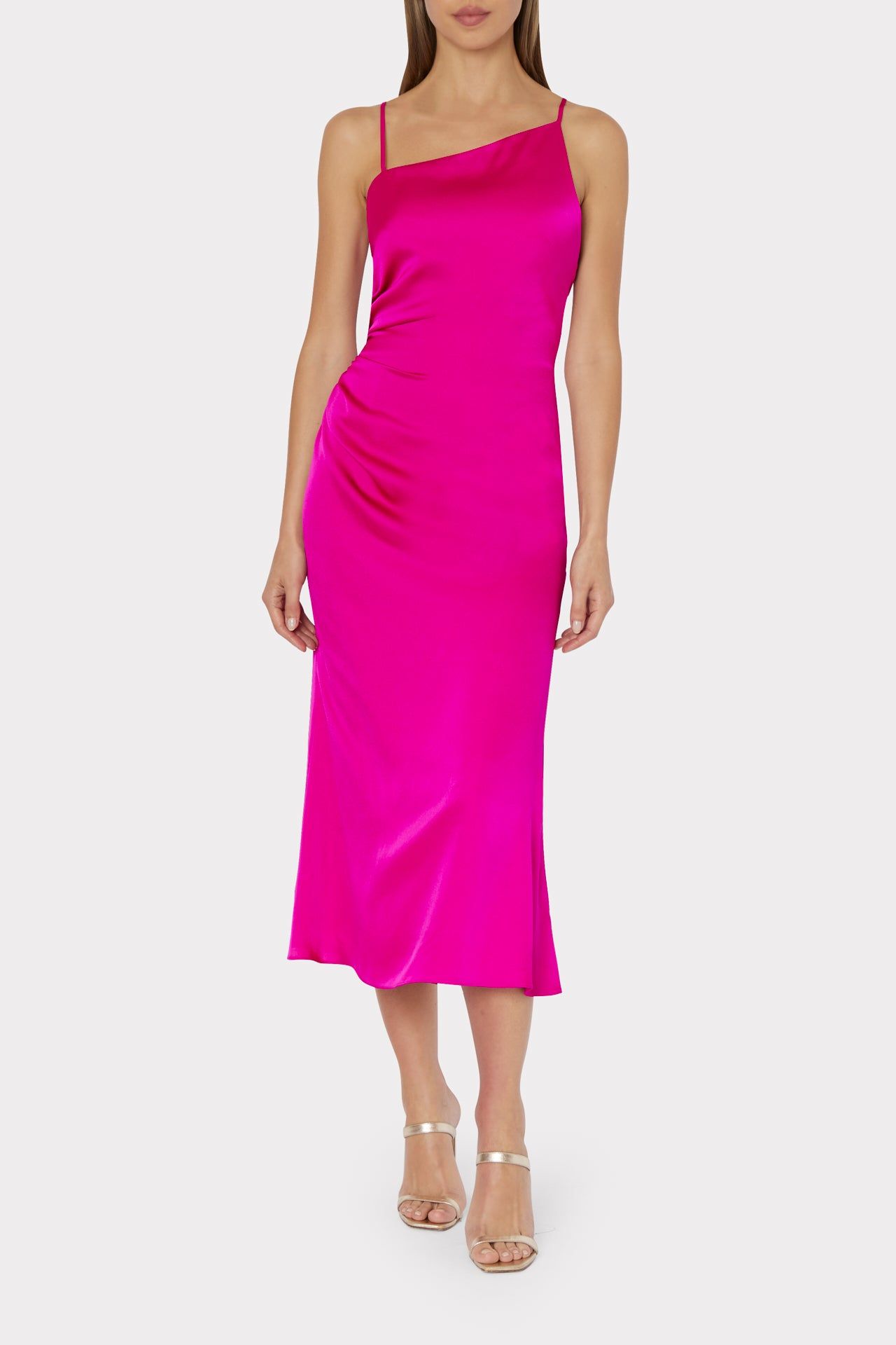 Electra Satin Slip Dress sold by Milly product image thumbnail 2