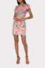 Kyla Cascading Floral Embroidered Dress sold by Milly