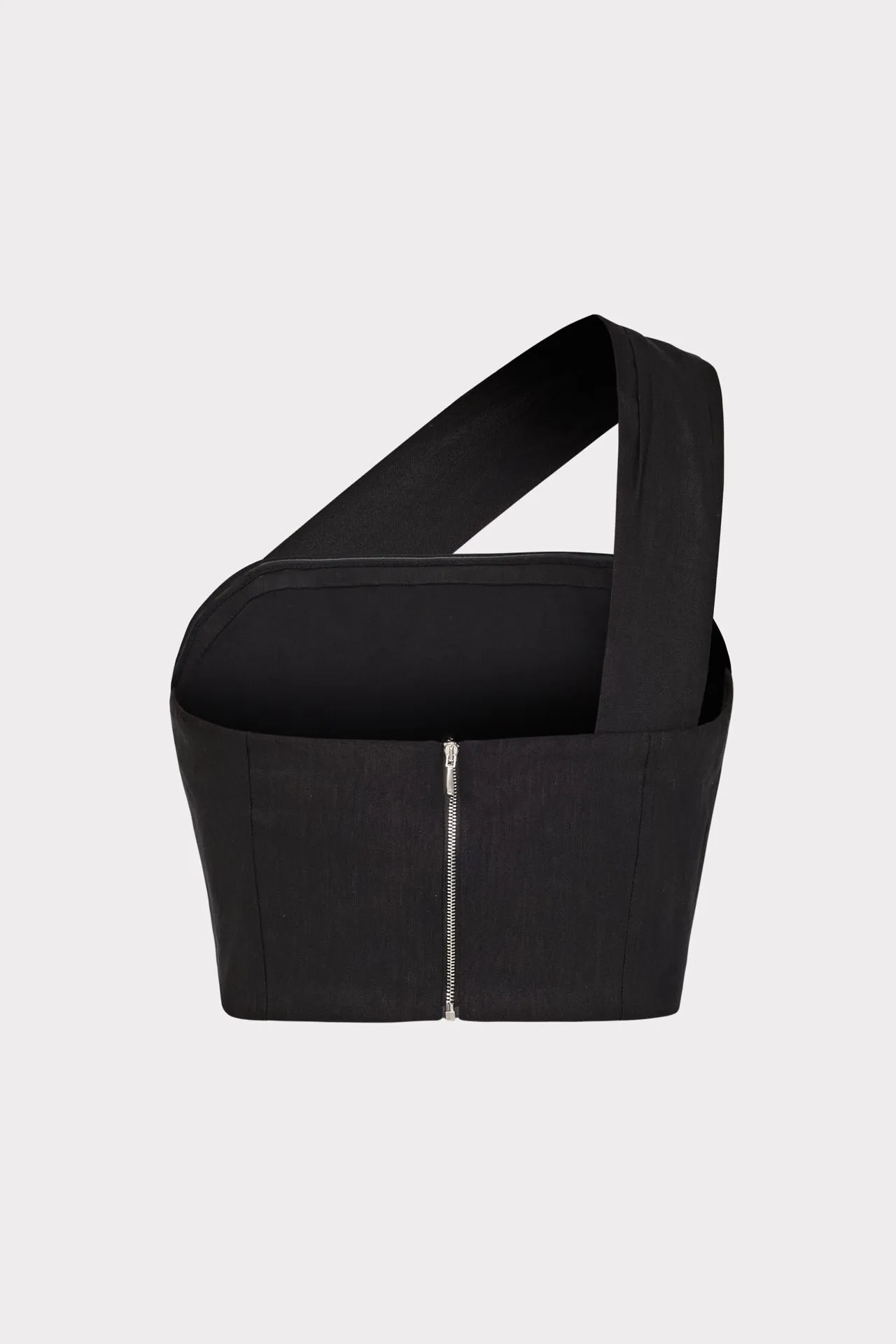 Arantza Draped One Shoulder Top sold by Milly product image thumbnail 4