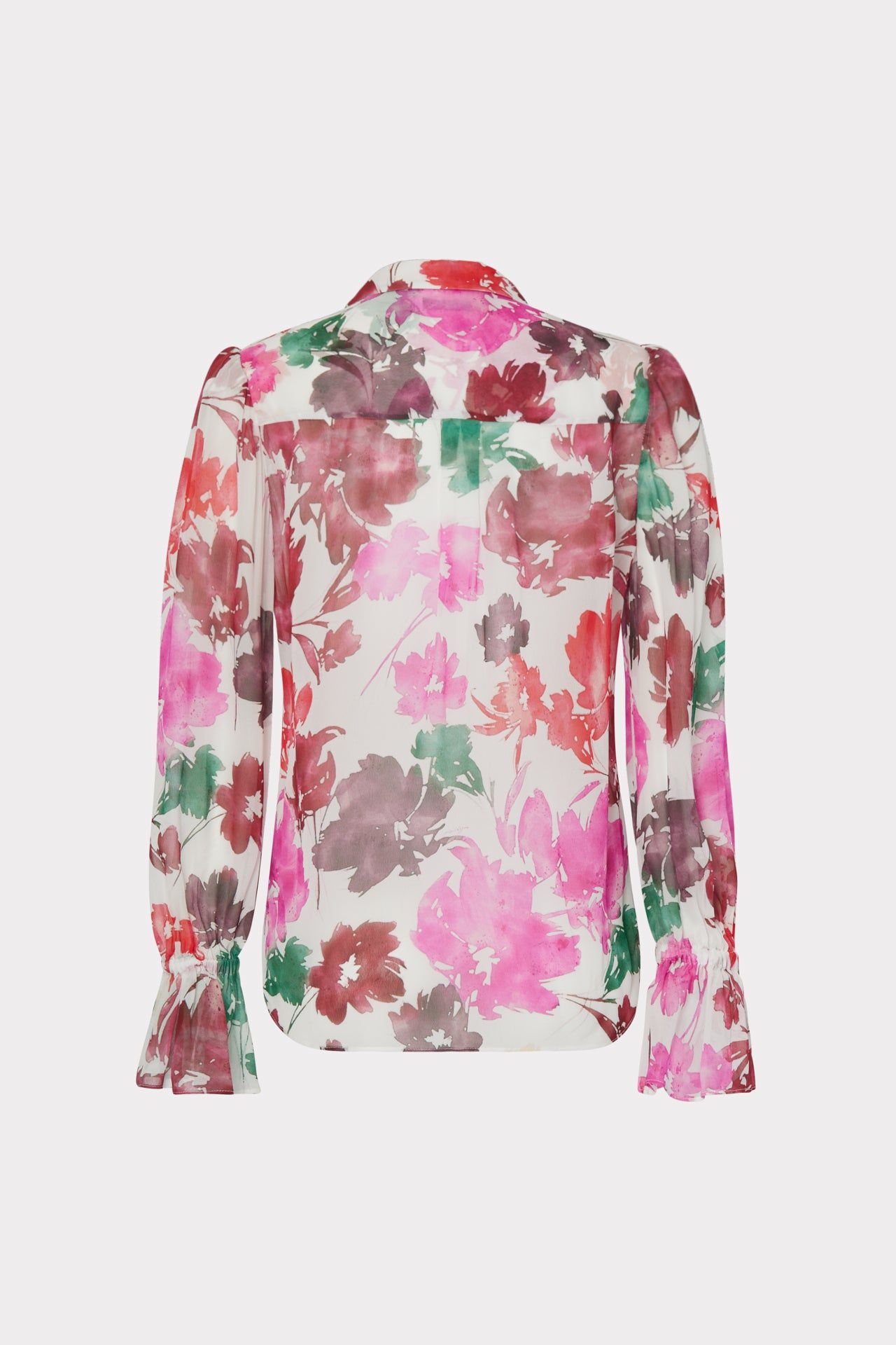 Lacey Watercolor Blouse sold by Milly product image thumbnail 3