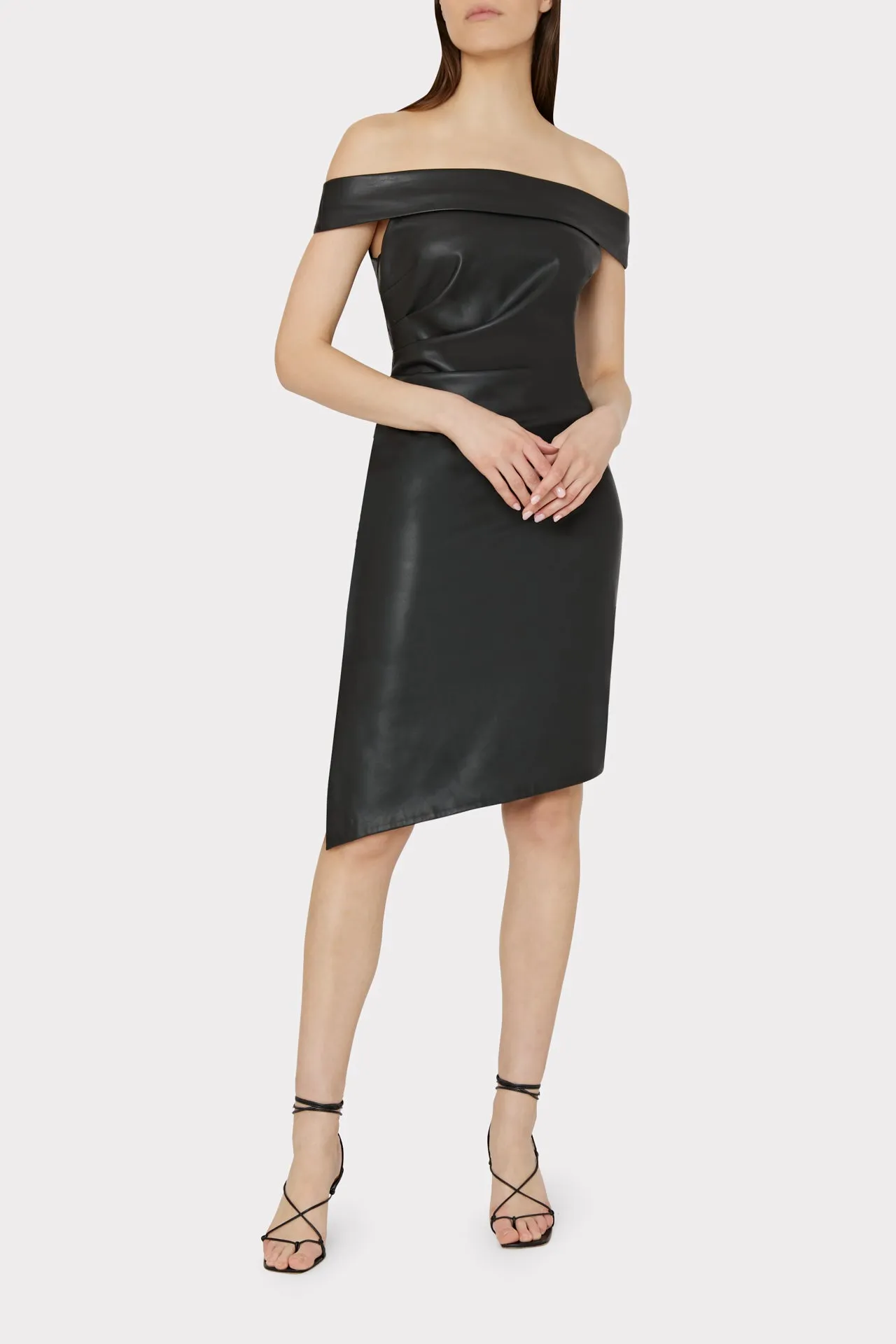Ally Vegan Leather Dress sold by Milly product image thumbnail 2