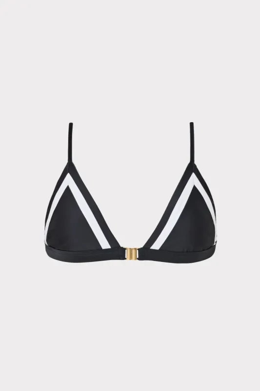 Amalfi Color Block Bikini Top sold by Milly