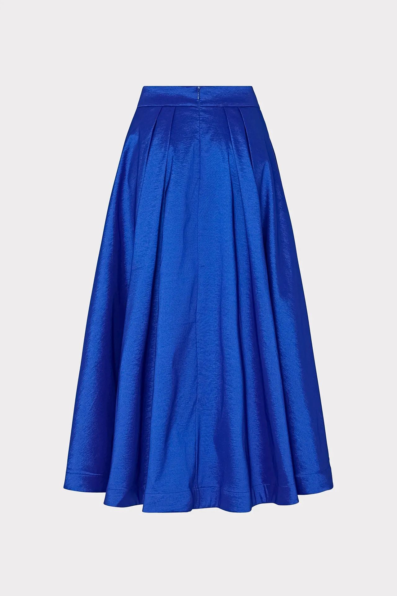 Juliet Taffeta Midi Skirt sold by Milly product image thumbnail 4