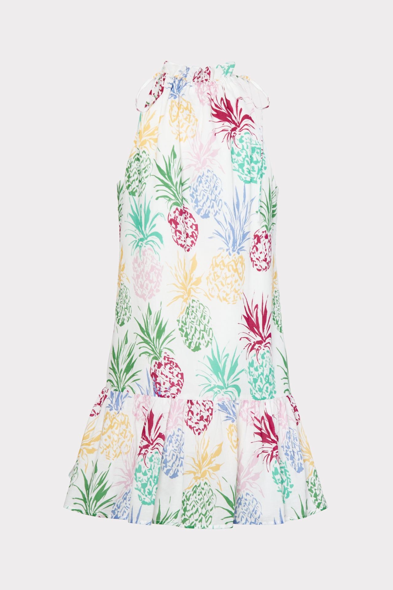 Flora Tropical Pineapple Dress sold by Milly product image thumbnail 4