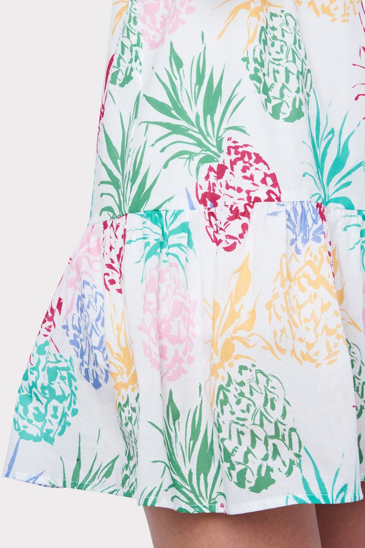 Flora Tropical Pineapple Dress sold by Milly product image thumbnail 3