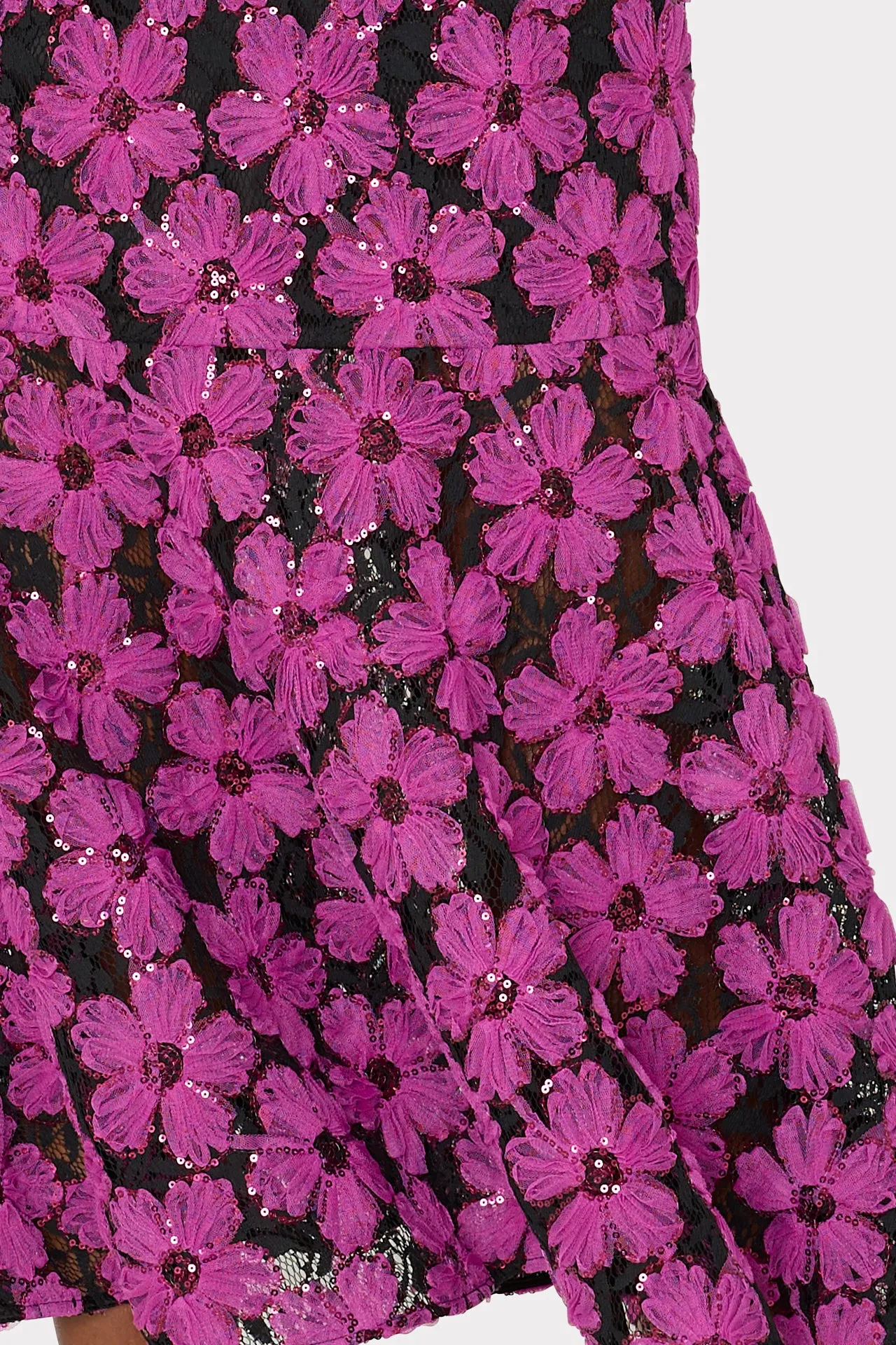 Tahlia Tulle Embroidery Dress sold by Milly product image thumbnail 3