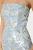 Floral Embroidery Mesh Sequin Midi Dress sold by Milly
