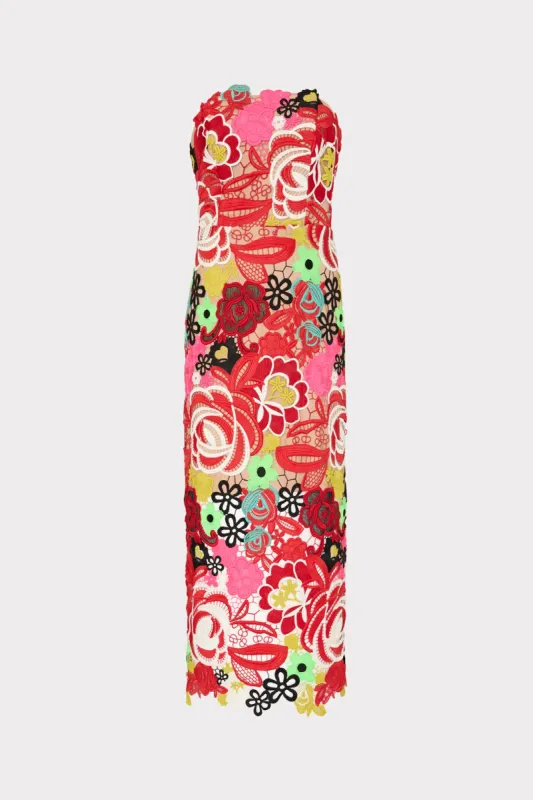 Multi Color Lace Dress sold by Milly