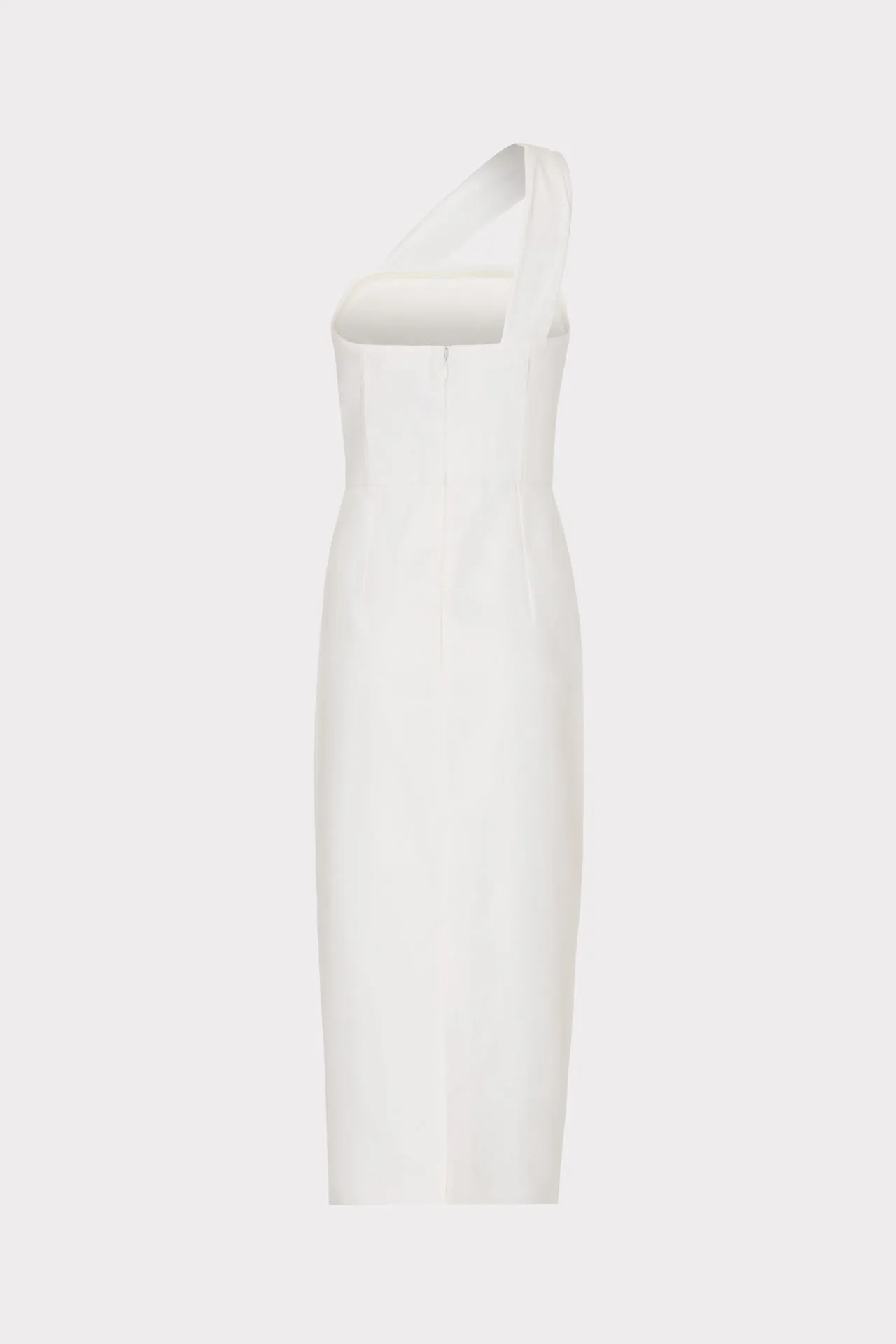 Draped One Shoulder Linen Dress sold by Milly product image thumbnail 5
