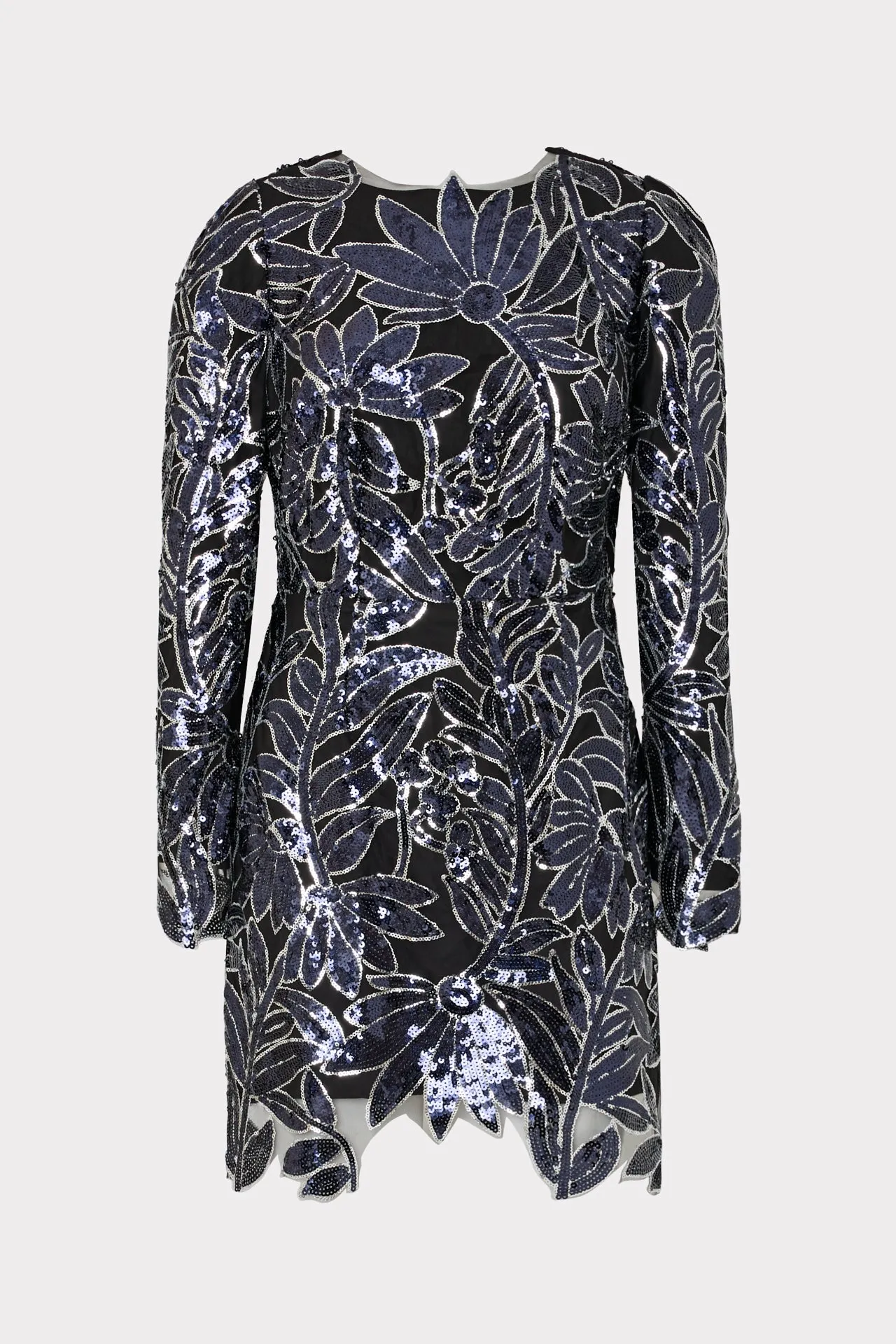 Scottie Floral Sequins Dress sold by Milly