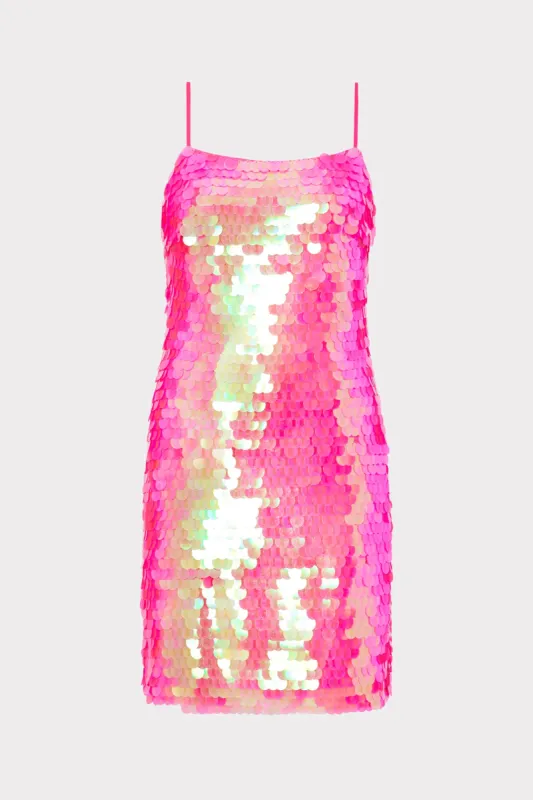 Lucy Sequins Slip Dress sold by Milly