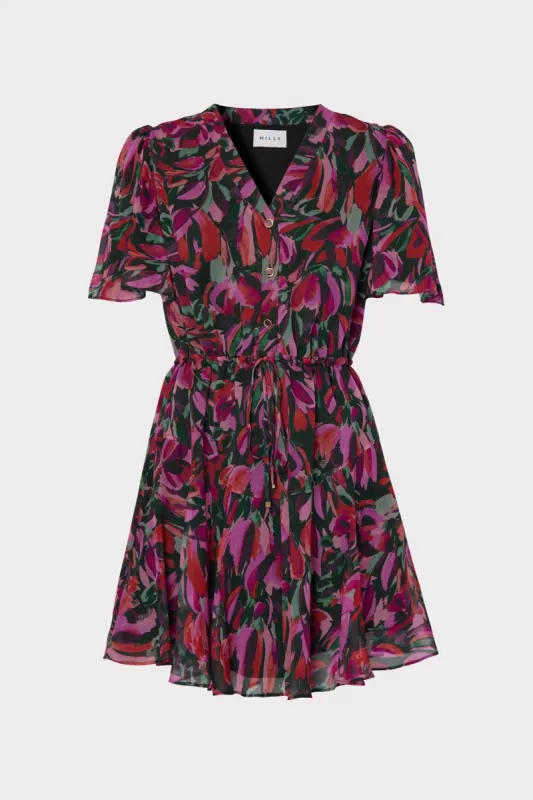 Harlie Tulip Bouquet Print Dress sold by Milly